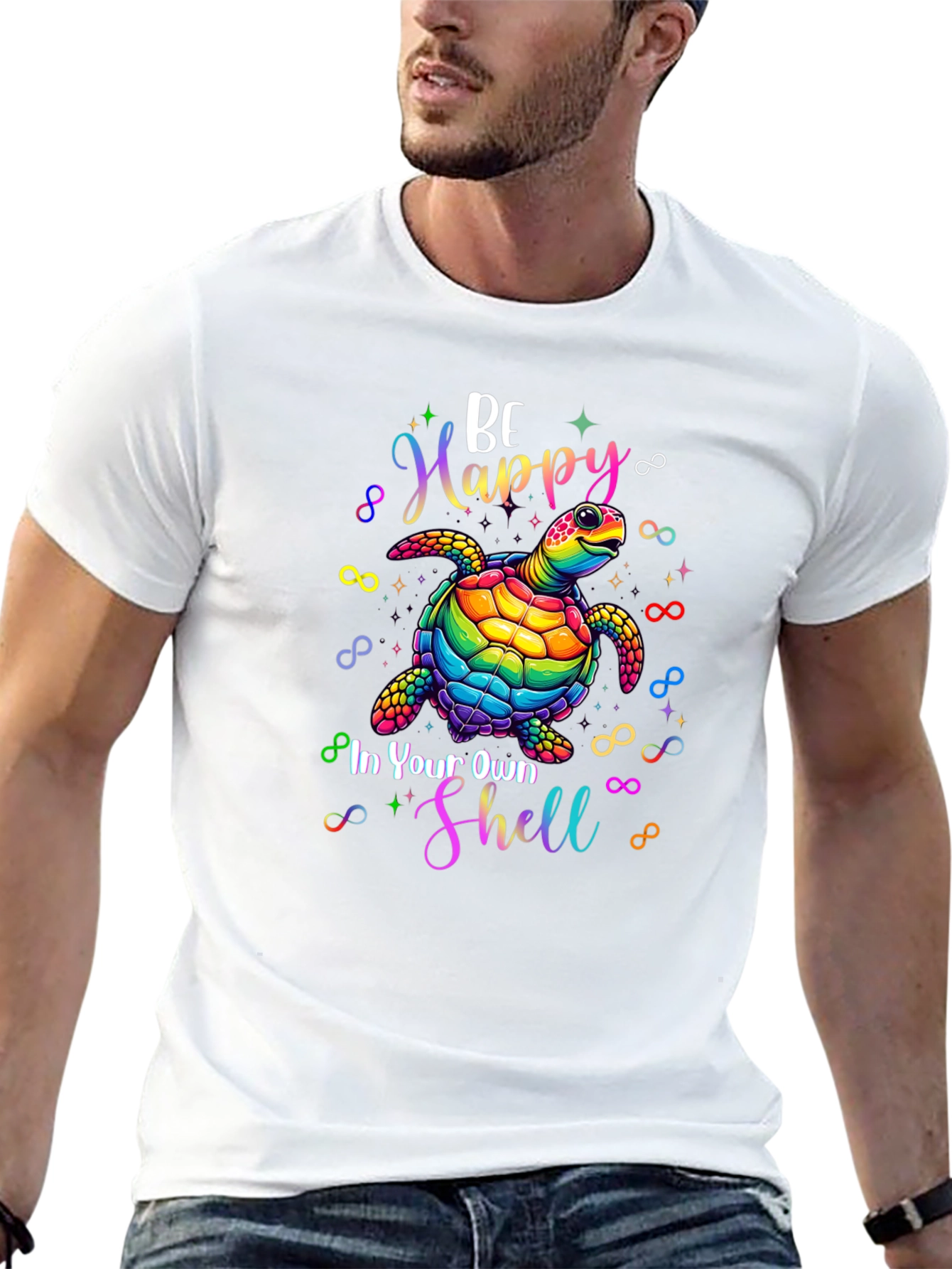 Be Happy In Your Own Shell Turtle T-Shirt