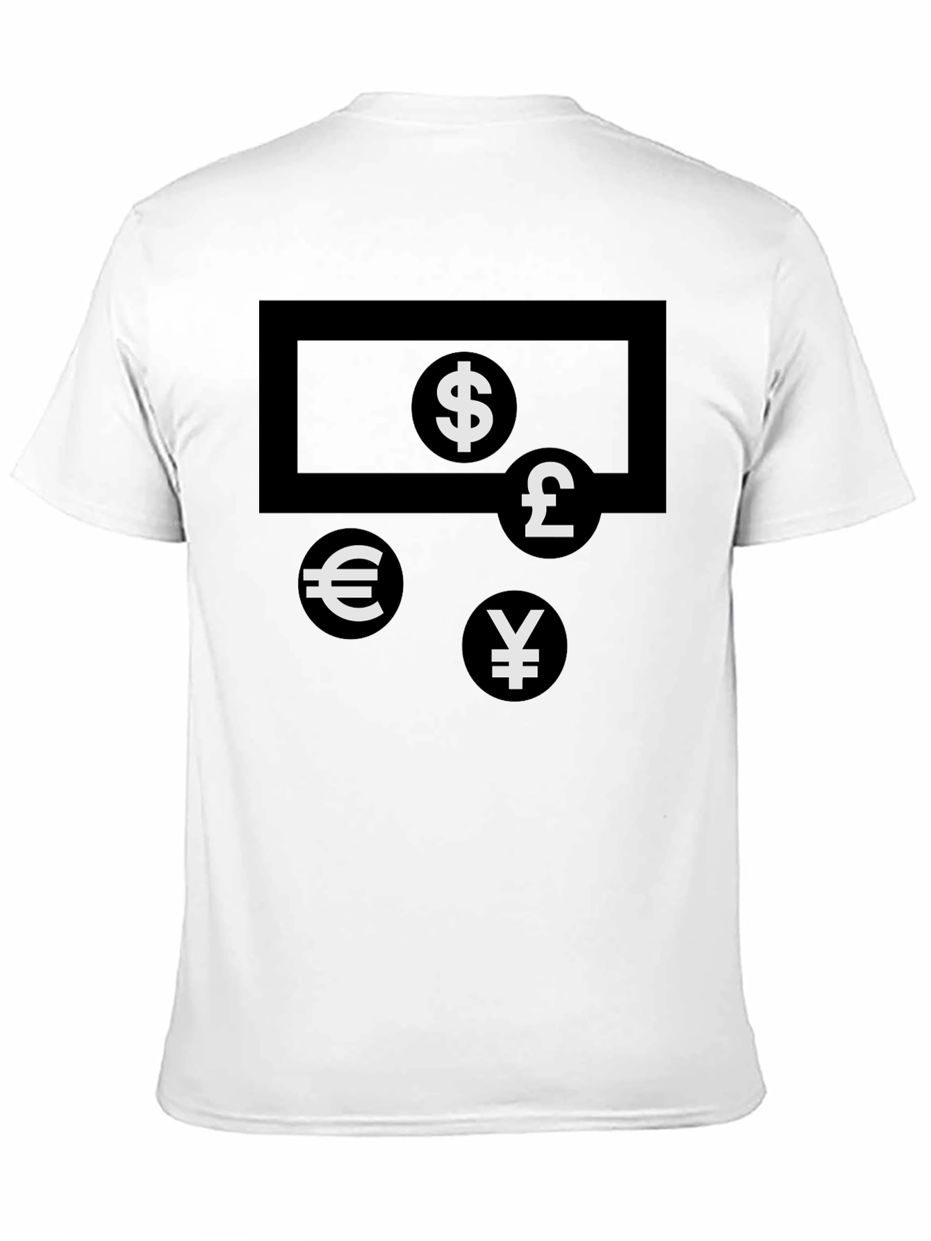 Currency Symbols T-Shirt - Black
