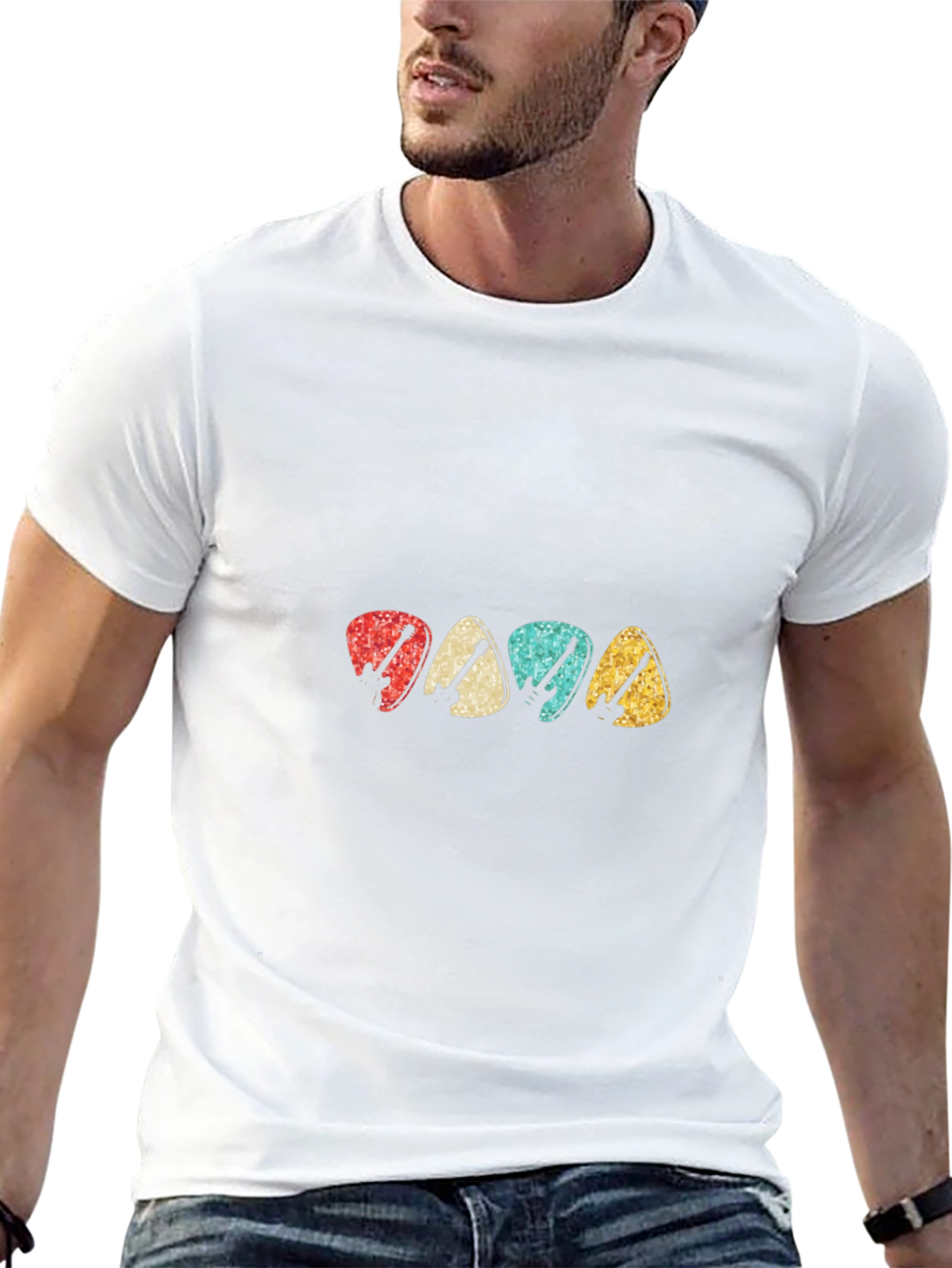 Guitar Pick Retro T-Shirt