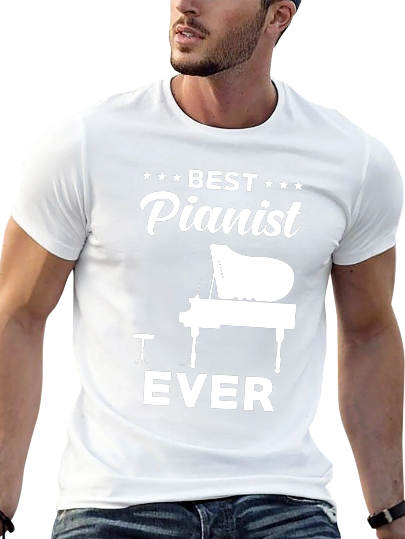 Best Pianist Ever T-Shirt - Music Lover Gift