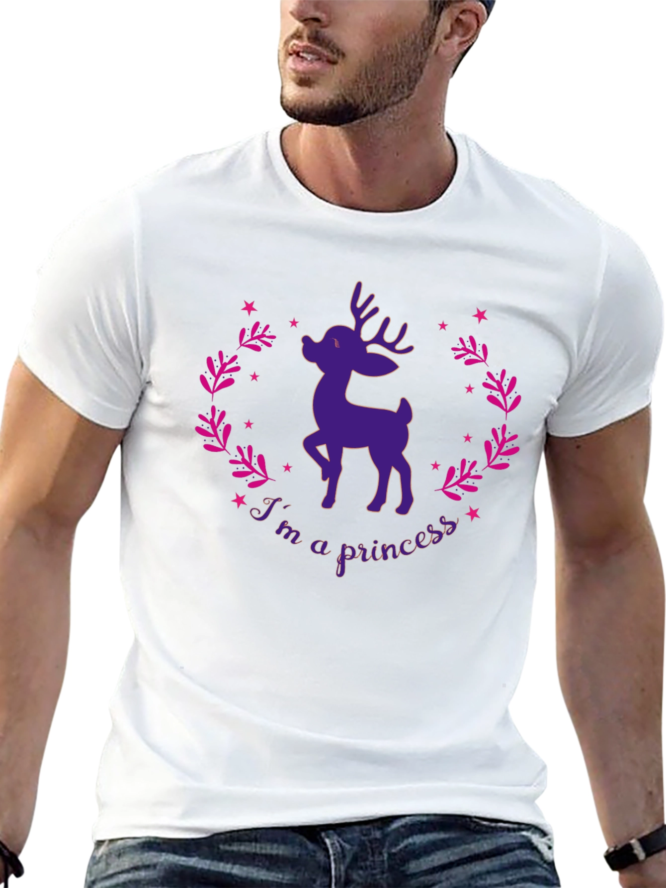 Im a Princess Deer Graphic T-Shirt