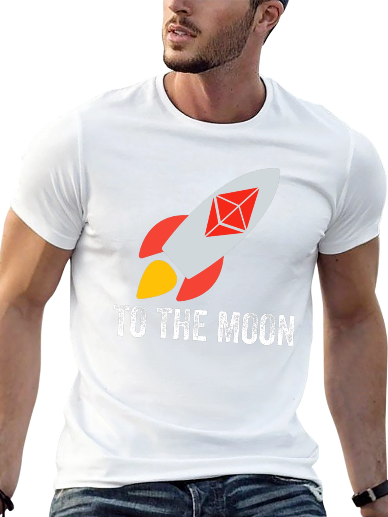 Ethereum Rocket to the Moon T-Shirt Crypto