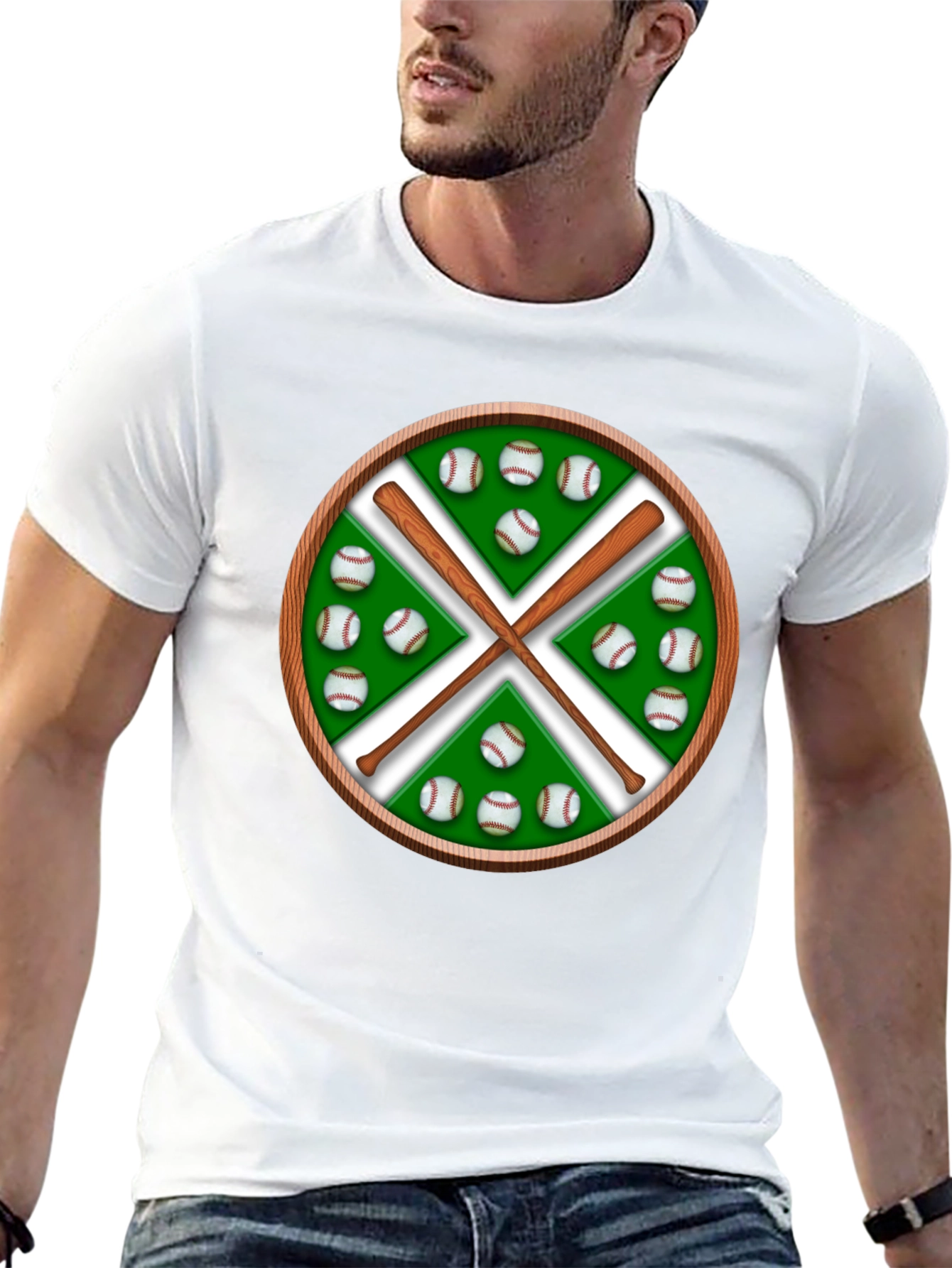 Baseball Bats & Balls Graphic Tee