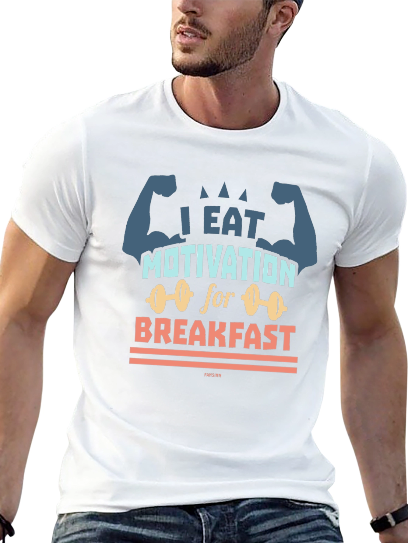 I Eat Motivation for Breakfast Graphic Tee