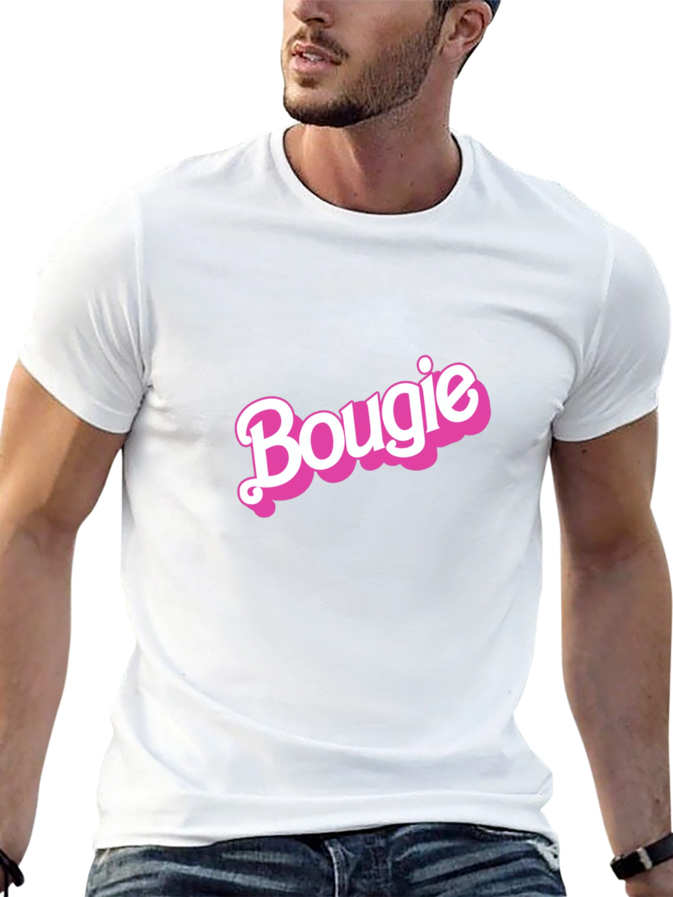 Bougie Graphic Tee - Stylish Black T-Shirt