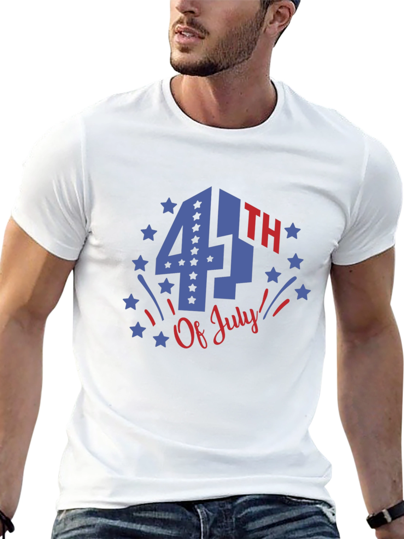 Patriotic 4th of July Graphic Tee