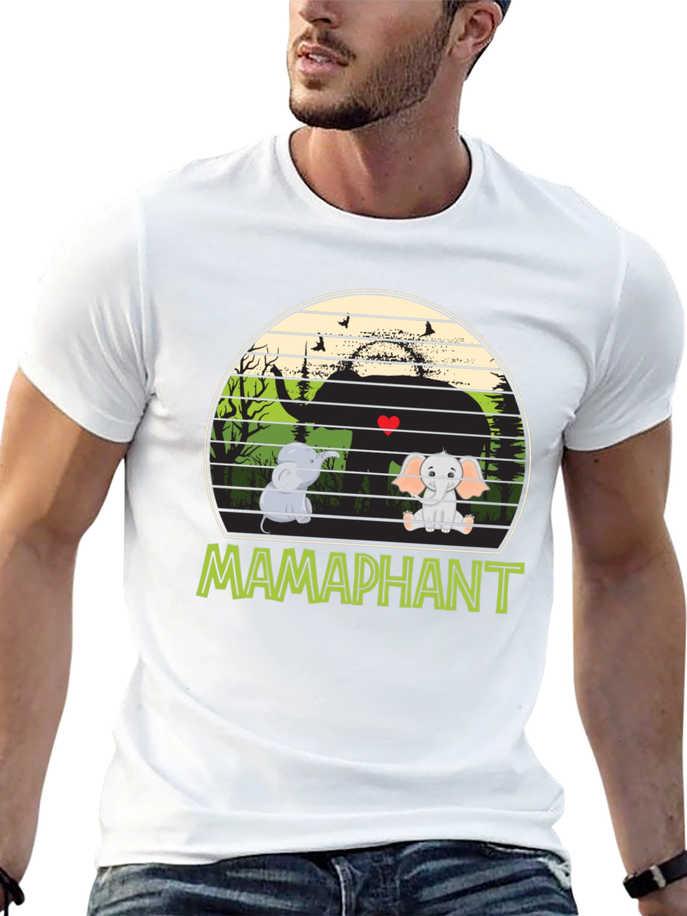Mamaphant Black T-Shirt