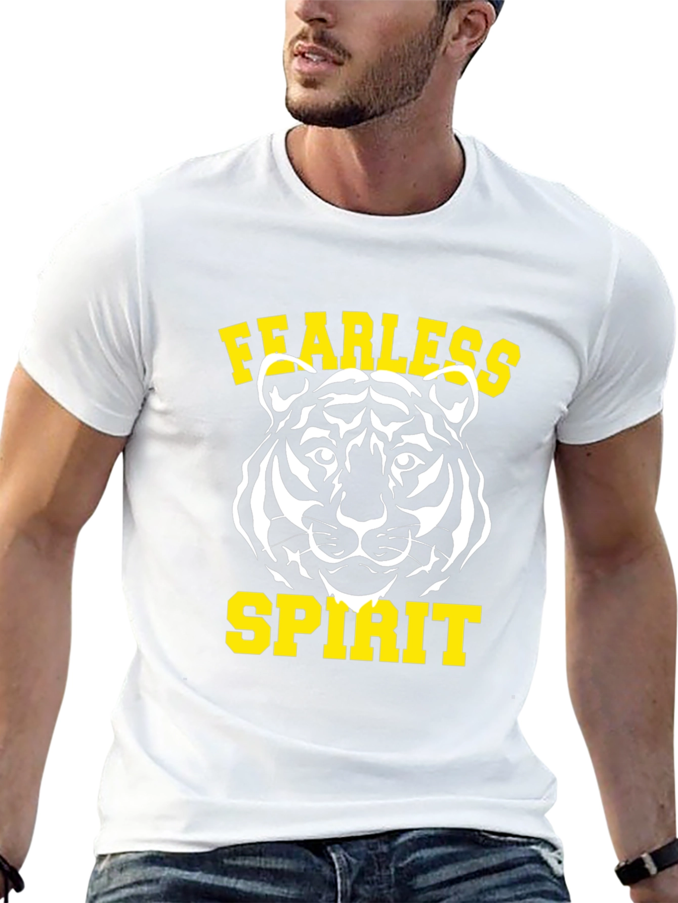 Fearless Spirit Tiger Graphic Tee