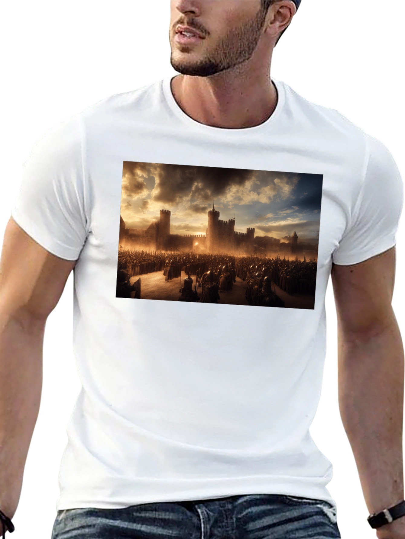 Medieval Castle Army Graphic Tee