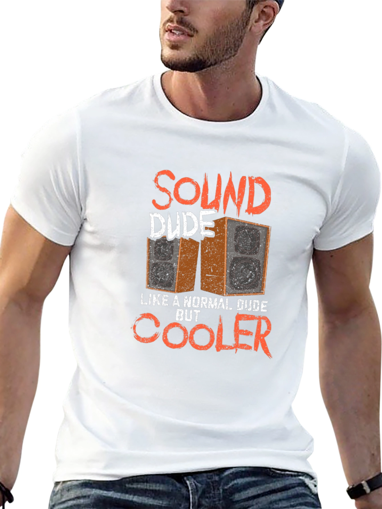 Sound Dude Graphic T-Shirt - Music Lover Tee