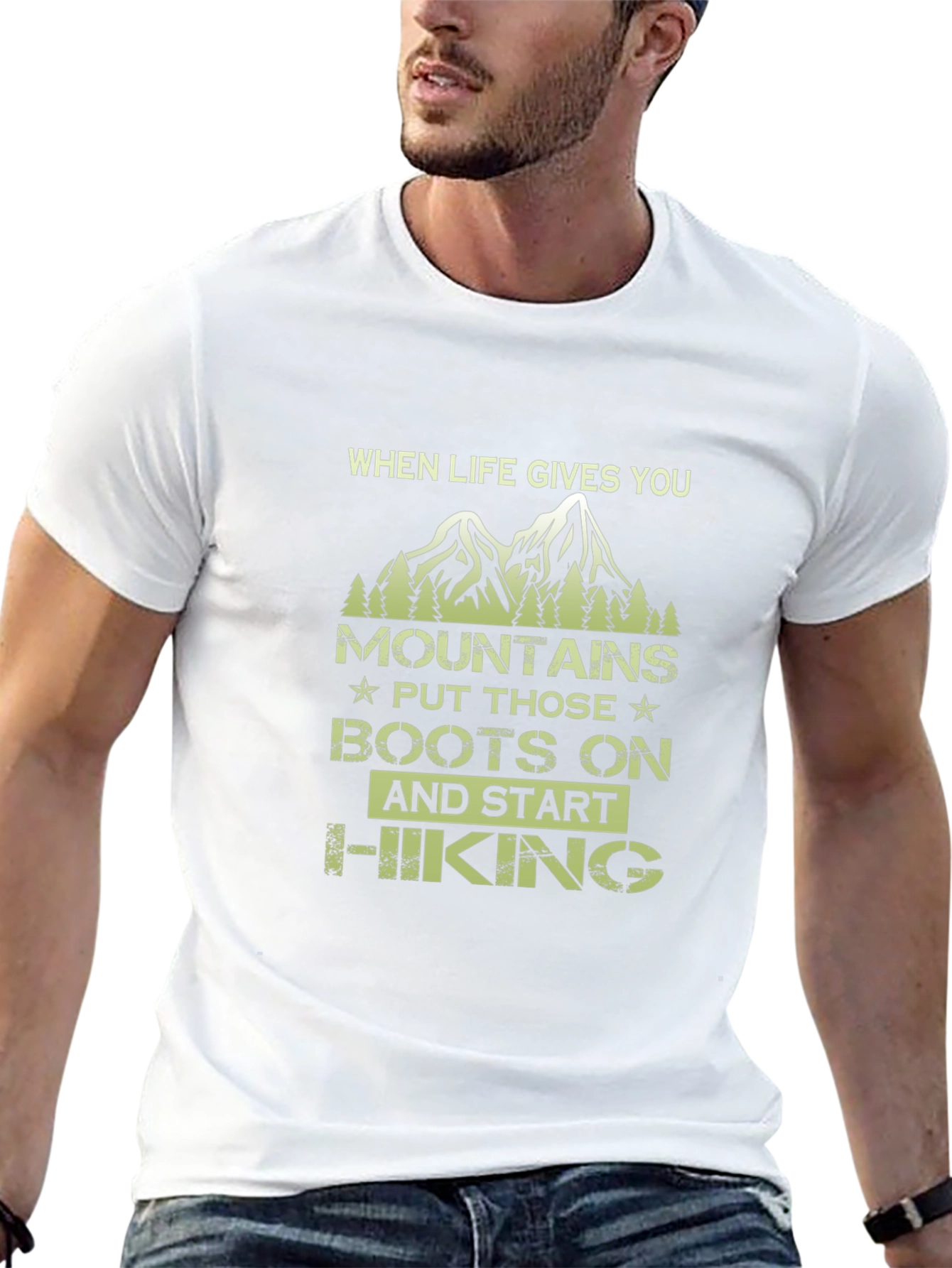 Mountain Hiking T-Shirt - When Life Gives You Mountains