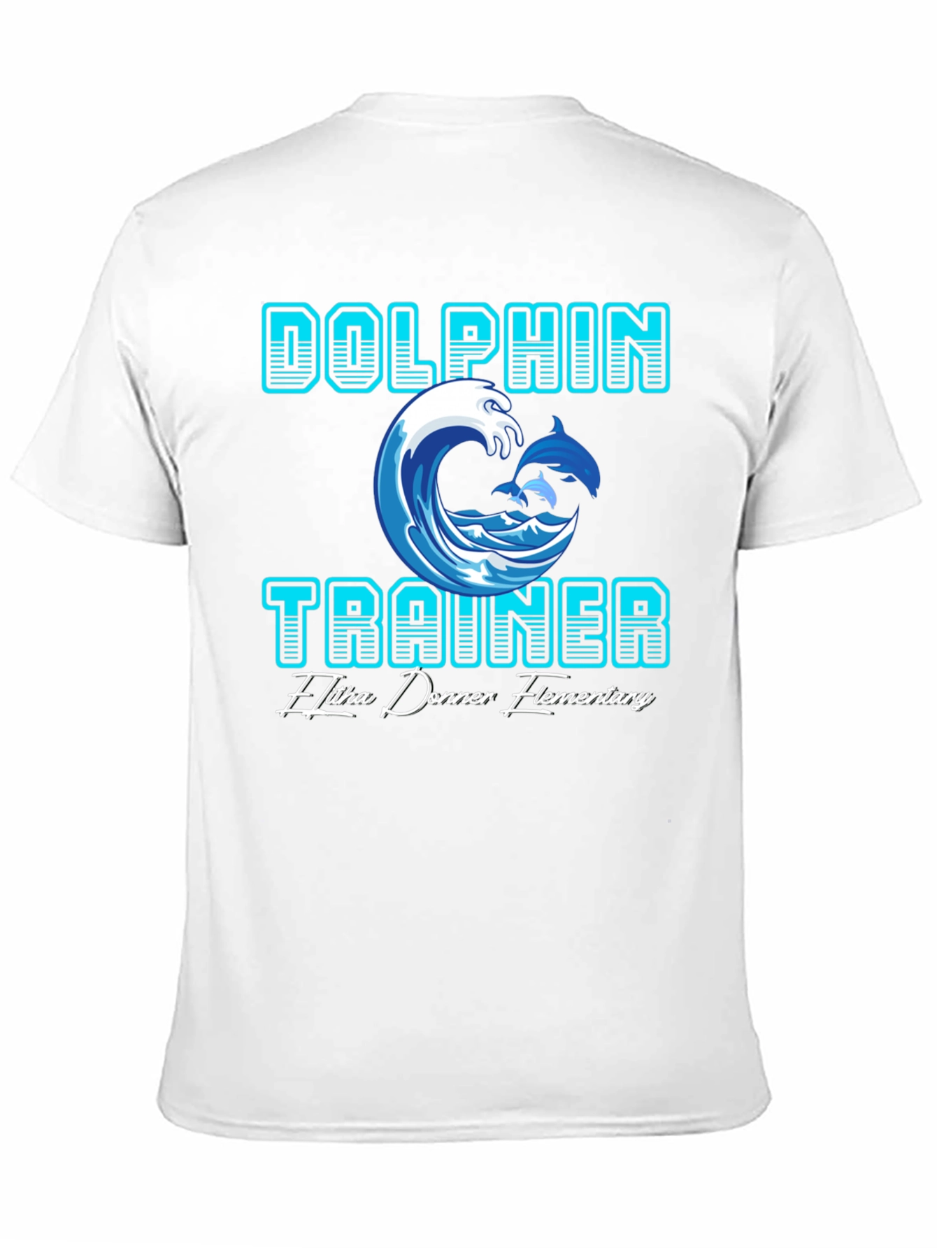 Dolphin Trainer T-Shirt - Elitha Donner Elementary School
