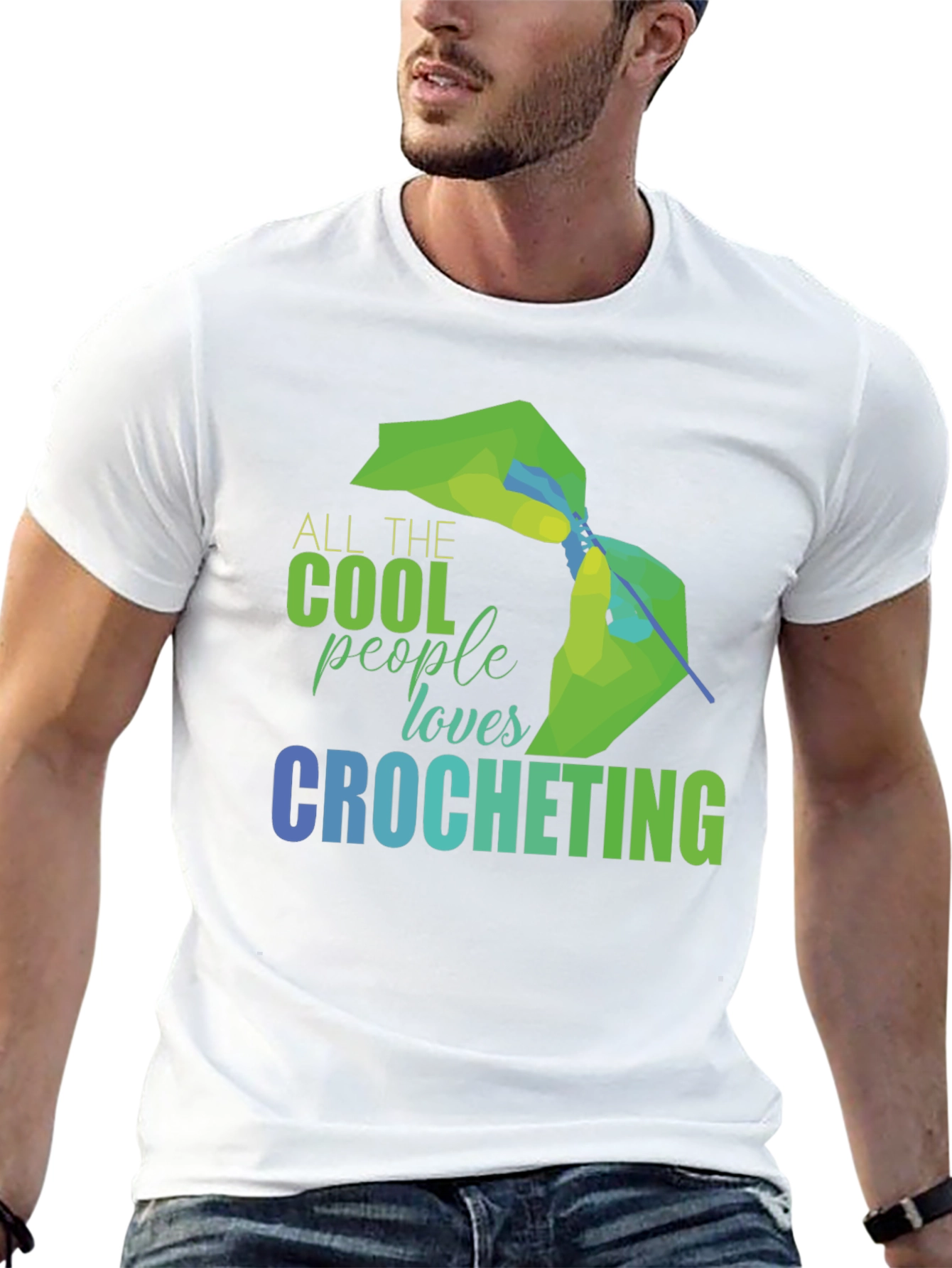 Cool People Crochet T-Shirt