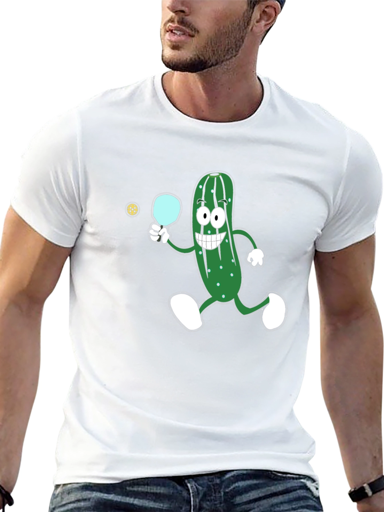 Pickleball Playing Pickle T-Shirt