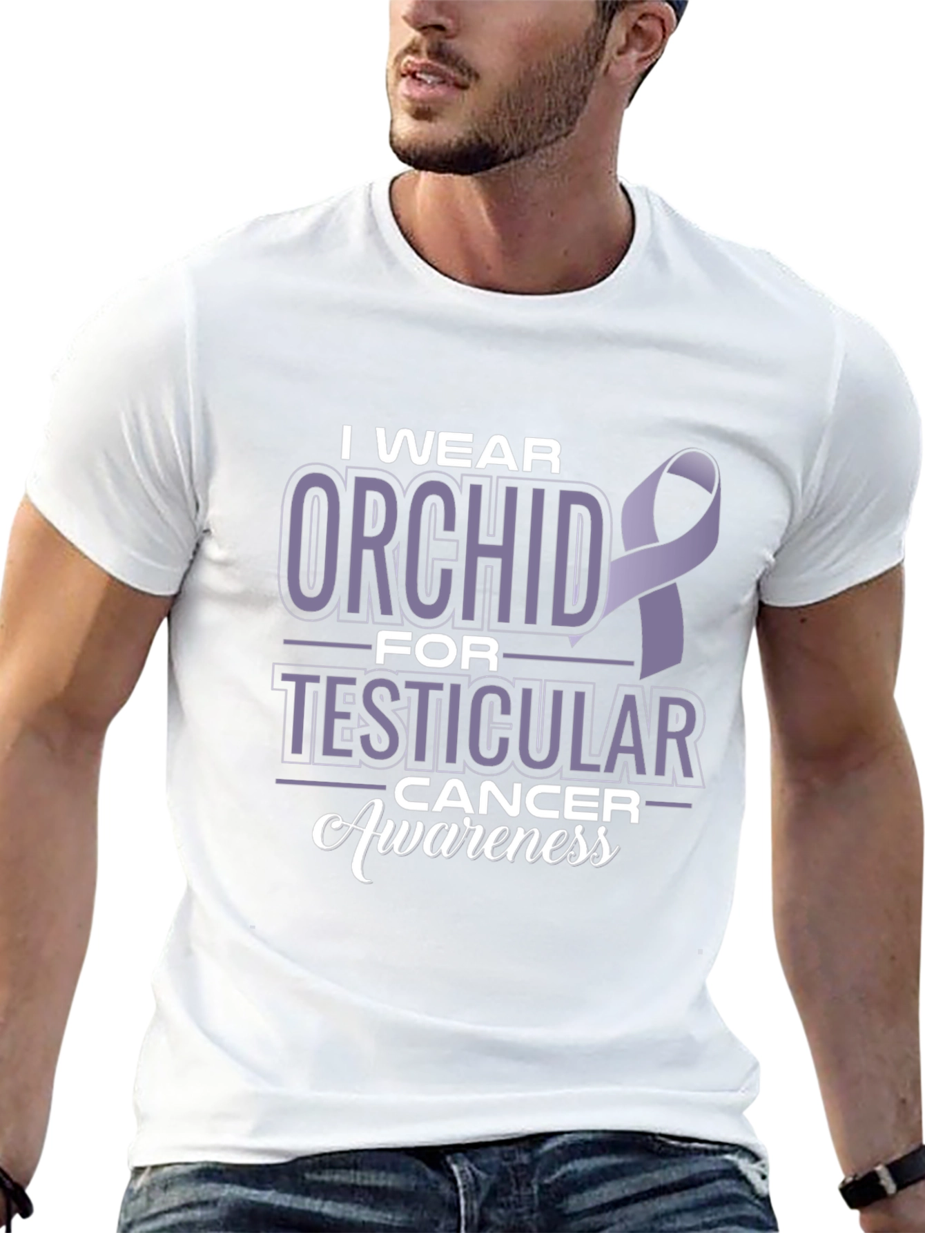 Orchid Testicular Cancer Awareness T-Shirt