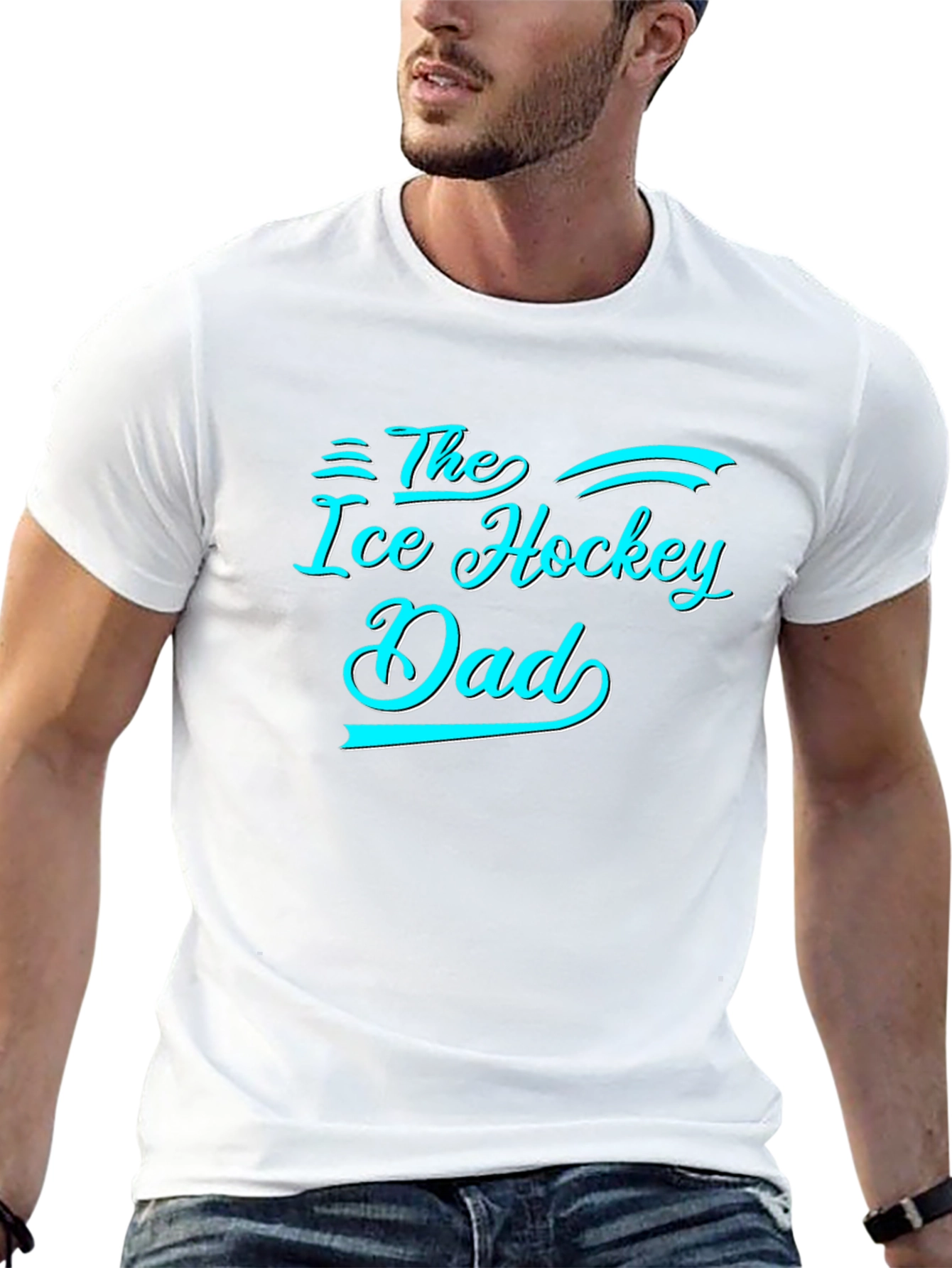 The Ice Hockey Dad Graphic Tee