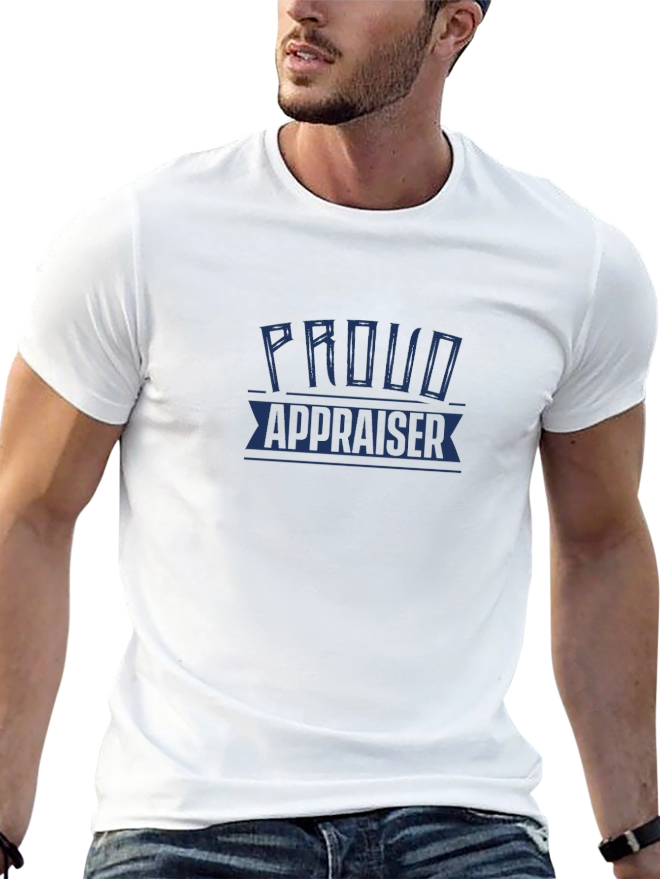 Proud Appraiser T-Shirt - Black Cotton Blend Tee