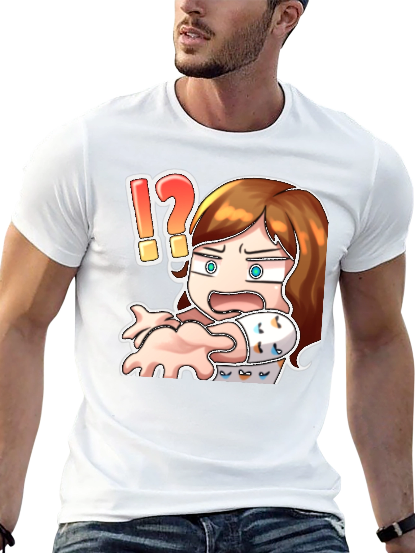 Cartoon Shocked T-Shirt