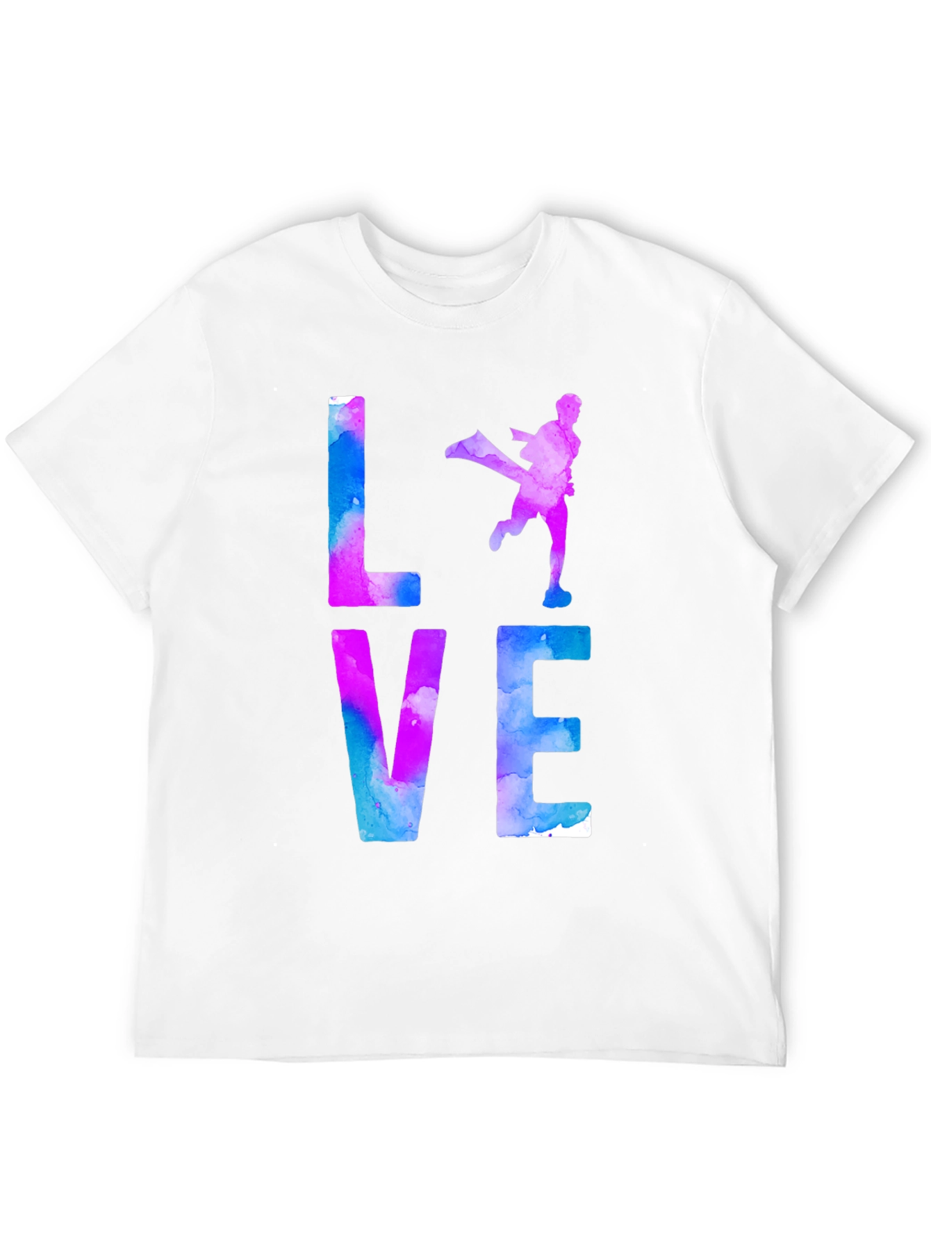 Love Running Watercolor T-Shirt