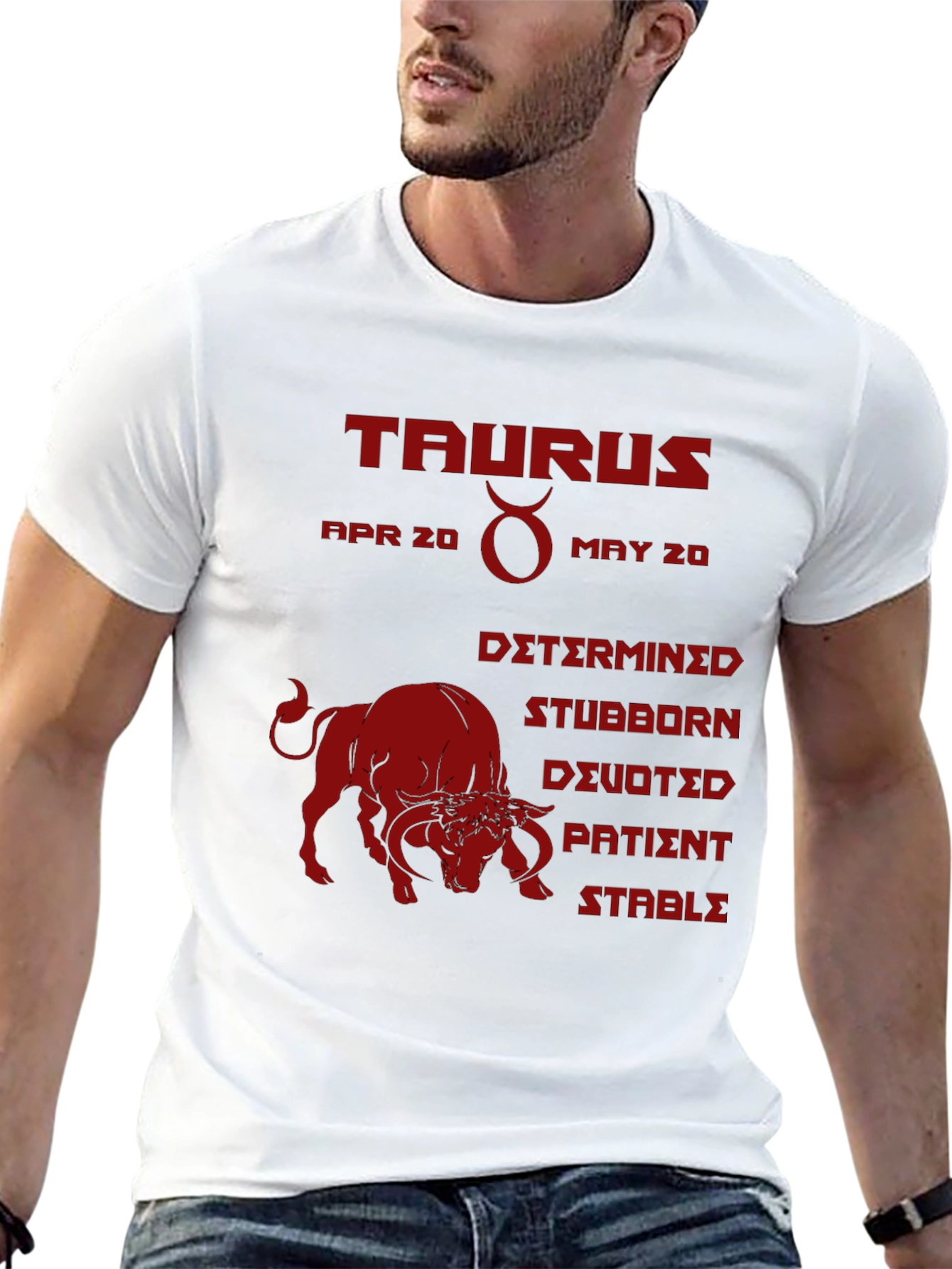 Taurus Zodiac Sign T-Shirt Birthday Gift