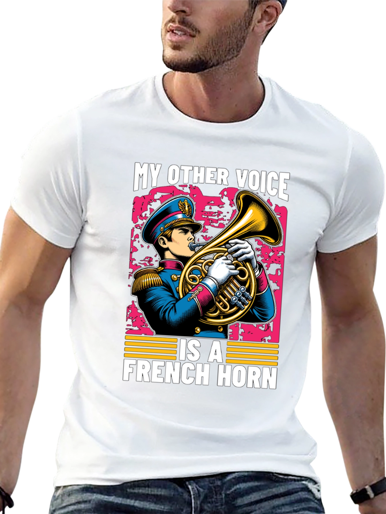 French Horn Musician T-Shirt