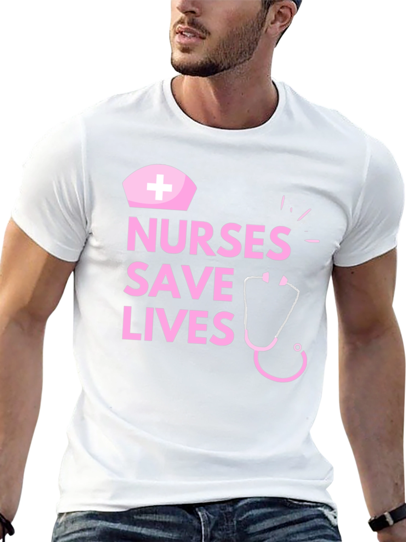 Nurses Save Lives Graphic T-Shirt