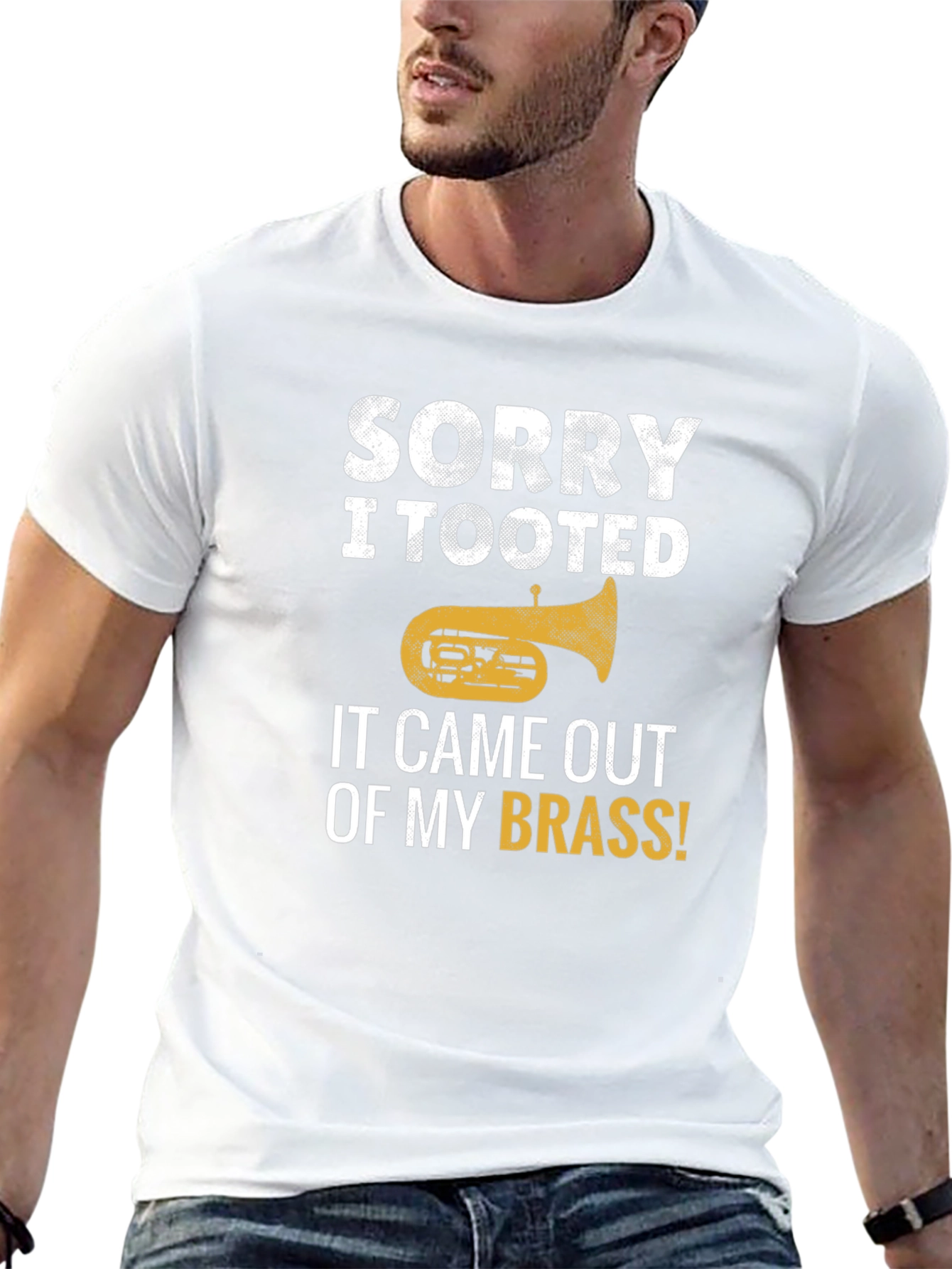 Sorry I Tooted Brass Music T-Shirt