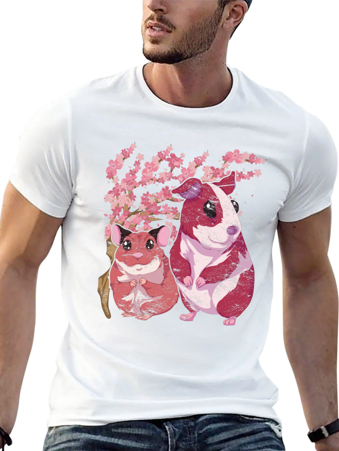 Hamster & Guinea Pig Cherry Blossom Tee