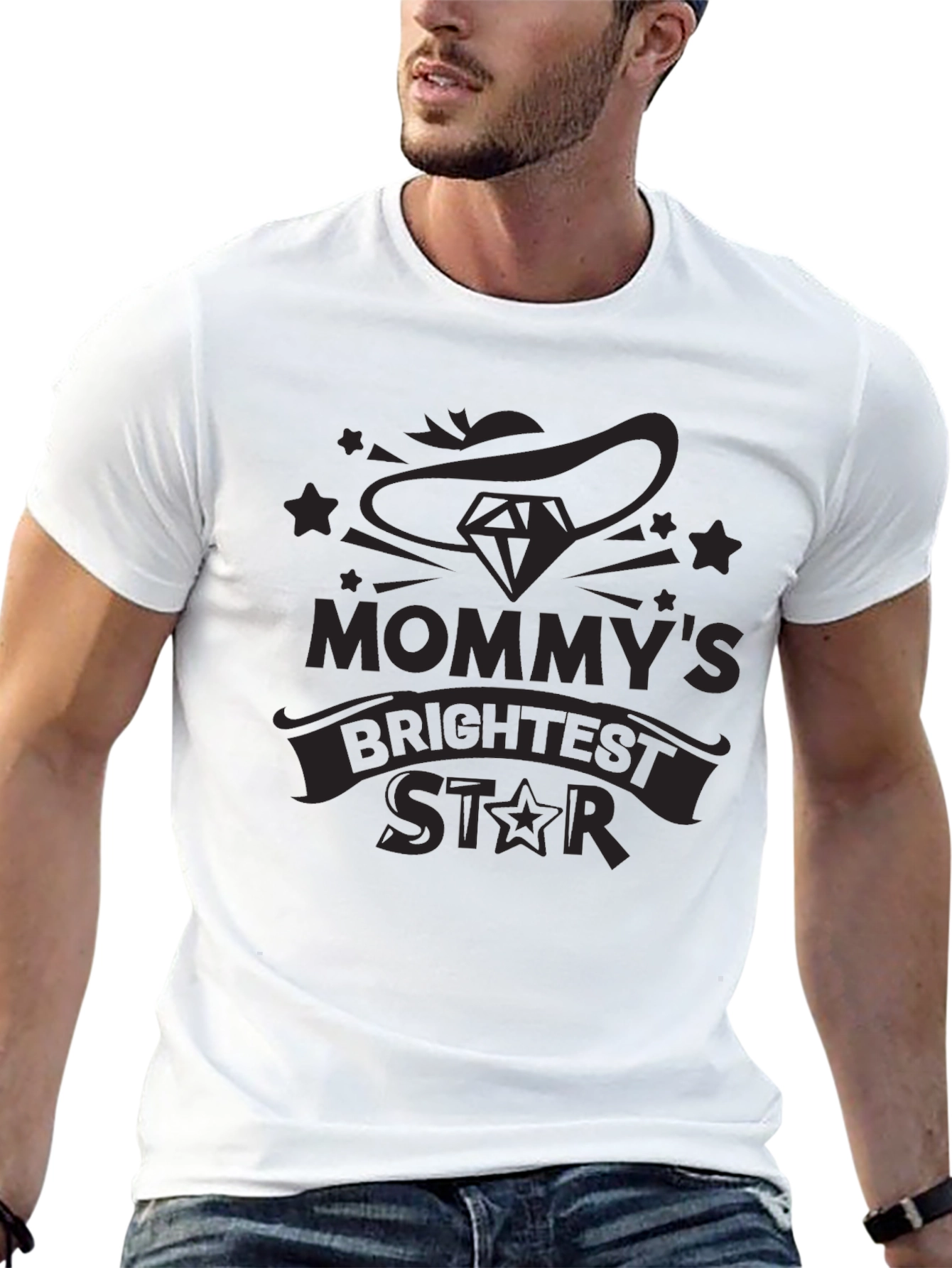 Mommys Brightest Star Graphic Tee