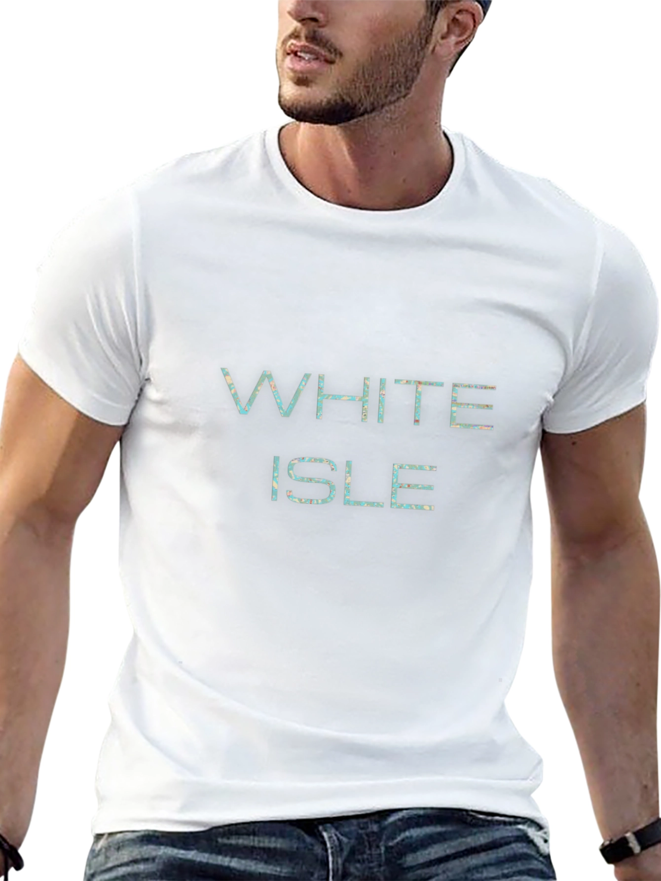 White Isle Graphic T-Shirt