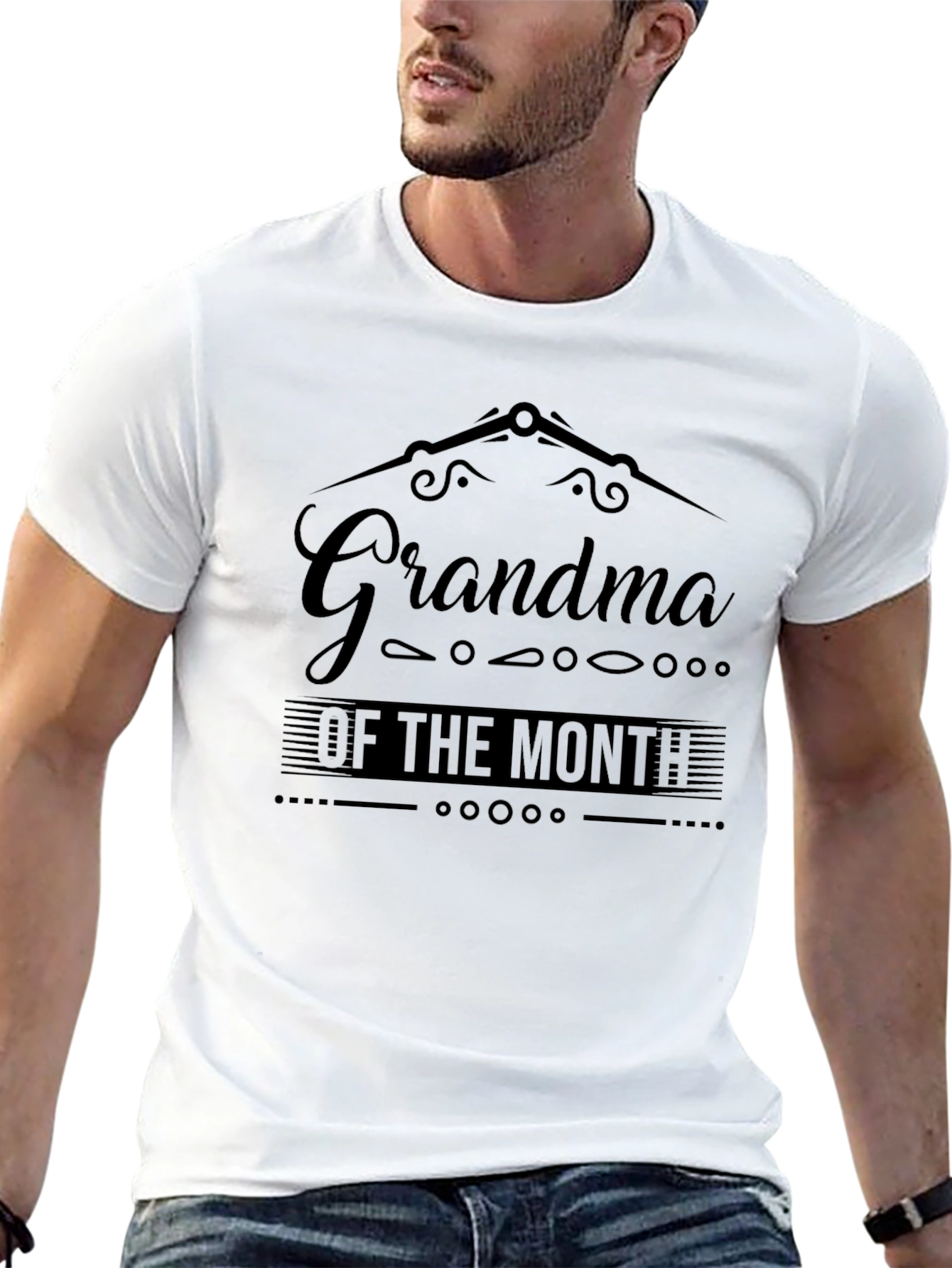 Grandma of the Month Graphic T-Shirt