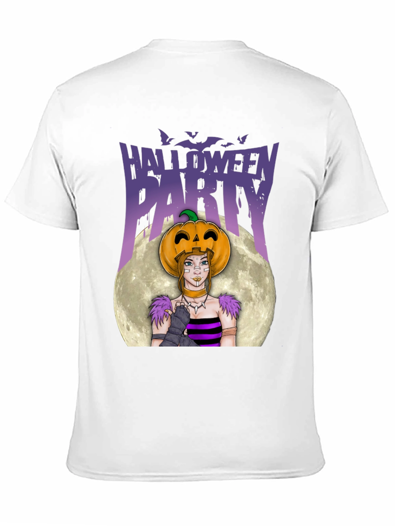 Halloween Party Graphic Tee - Pumpkin Costume