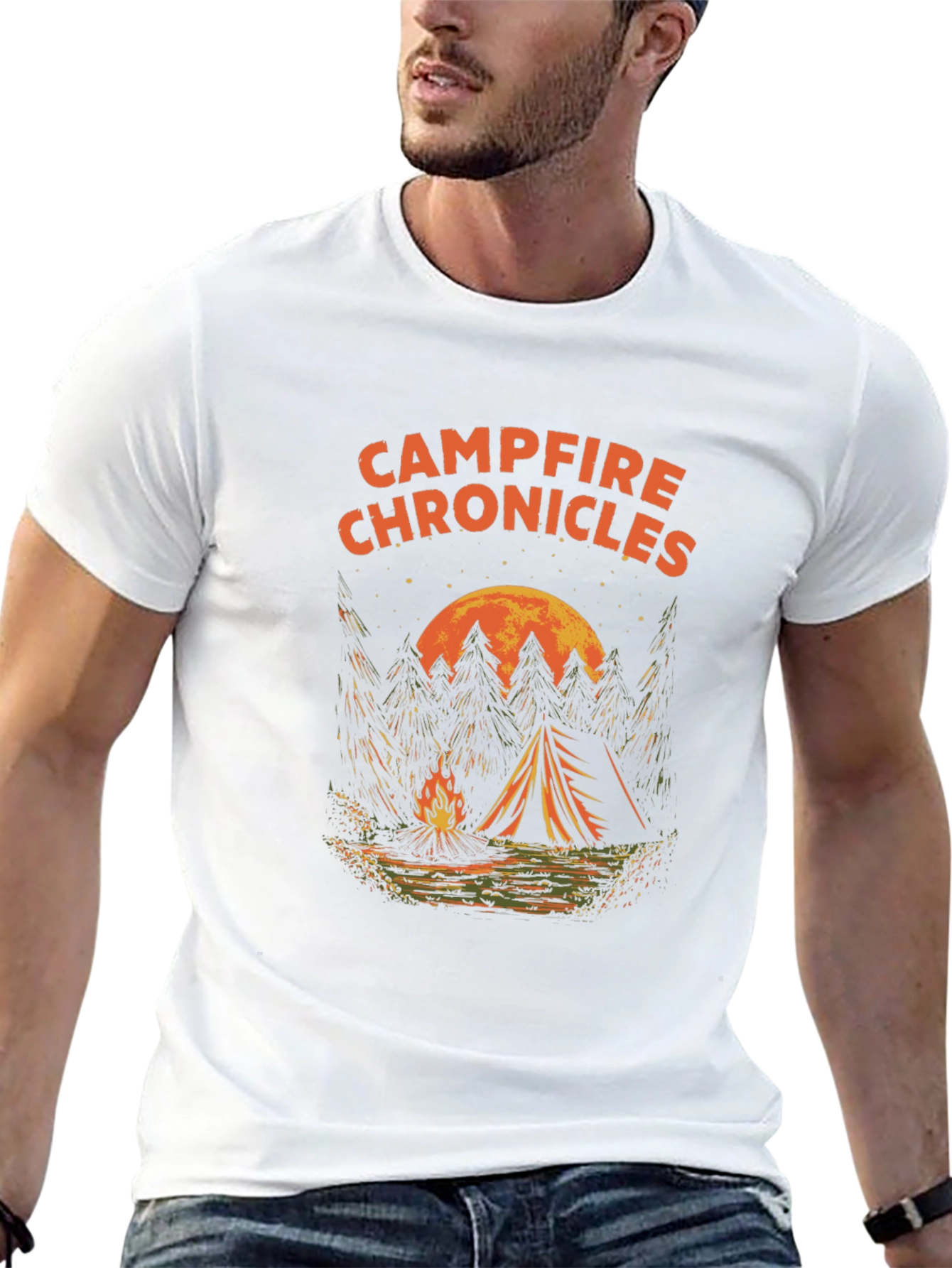 Campfire Chronicles Graphic T-Shirt - Adventure Awaits