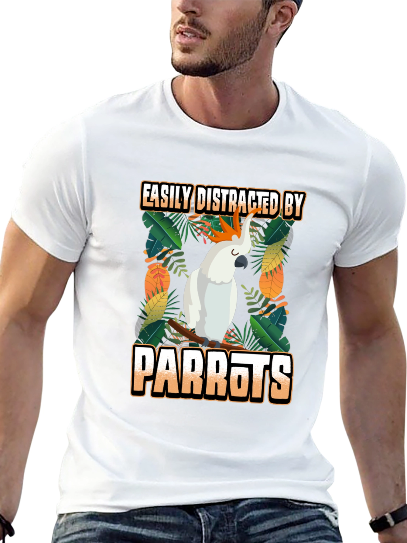 Easily Distracted by Parrots T-Shirt
