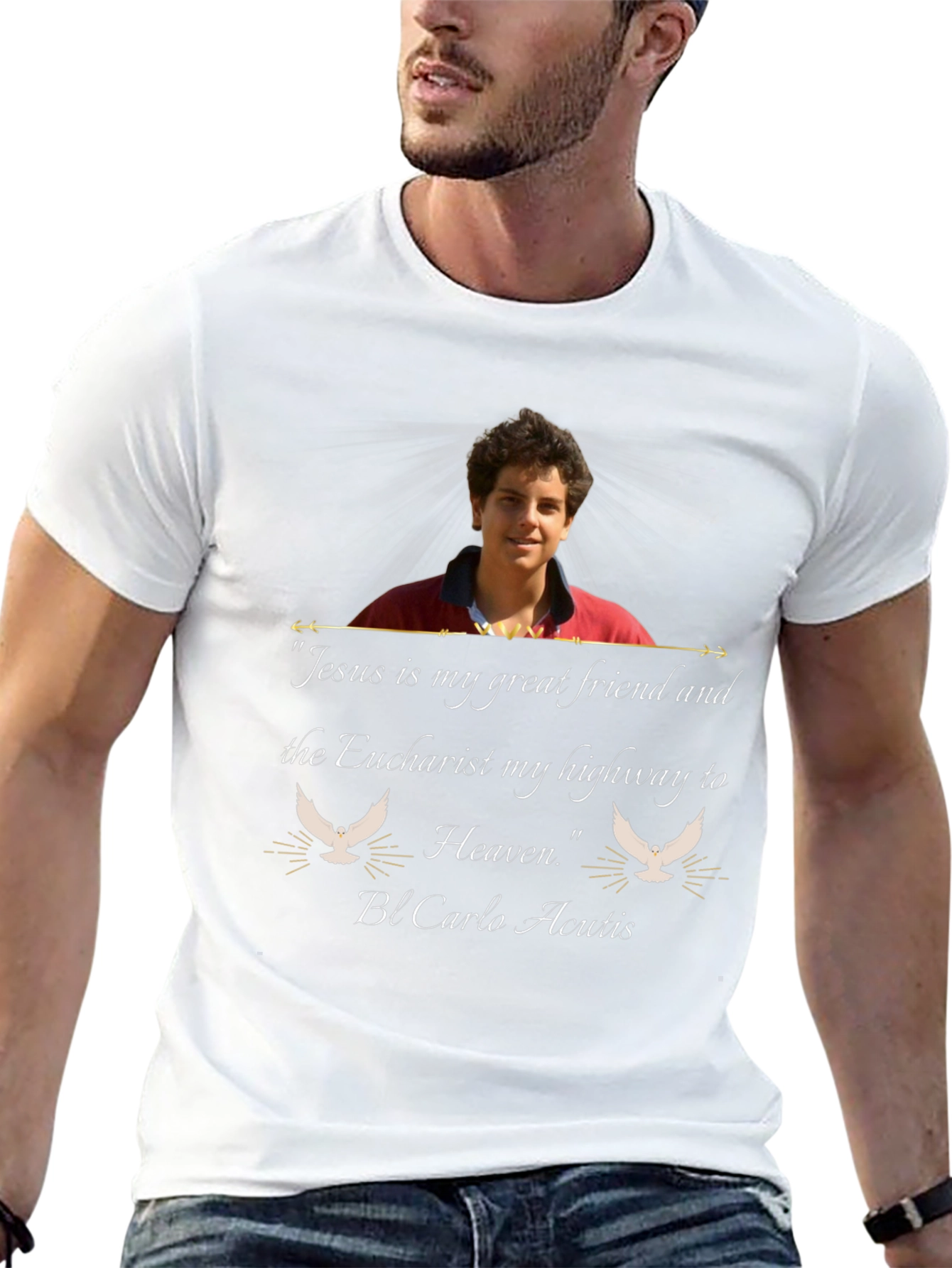 Carlo Acutis T-Shirt - Blessed Catholic Youth