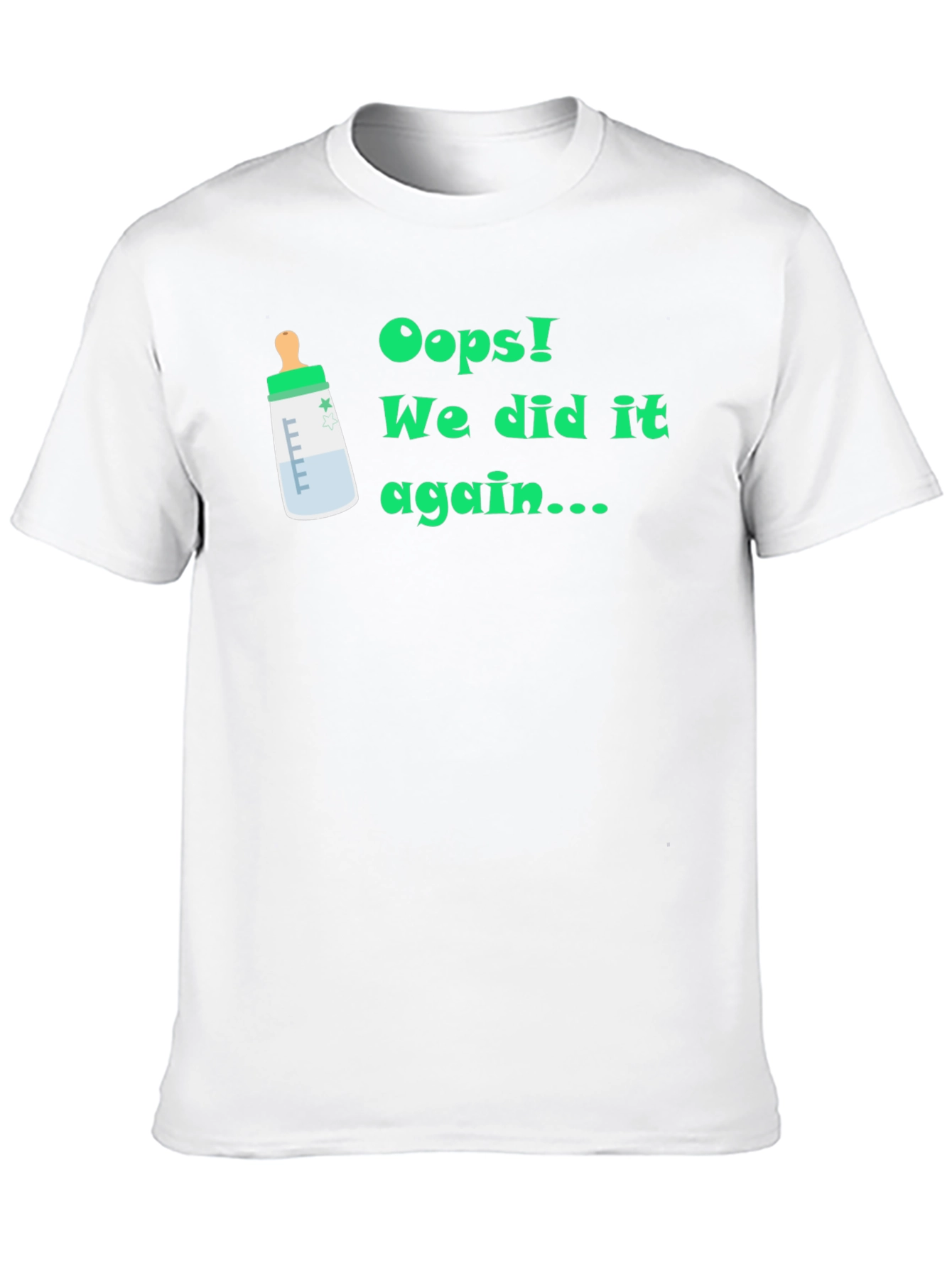 Oops! We Did it Again Baby Announcement T-Shirt