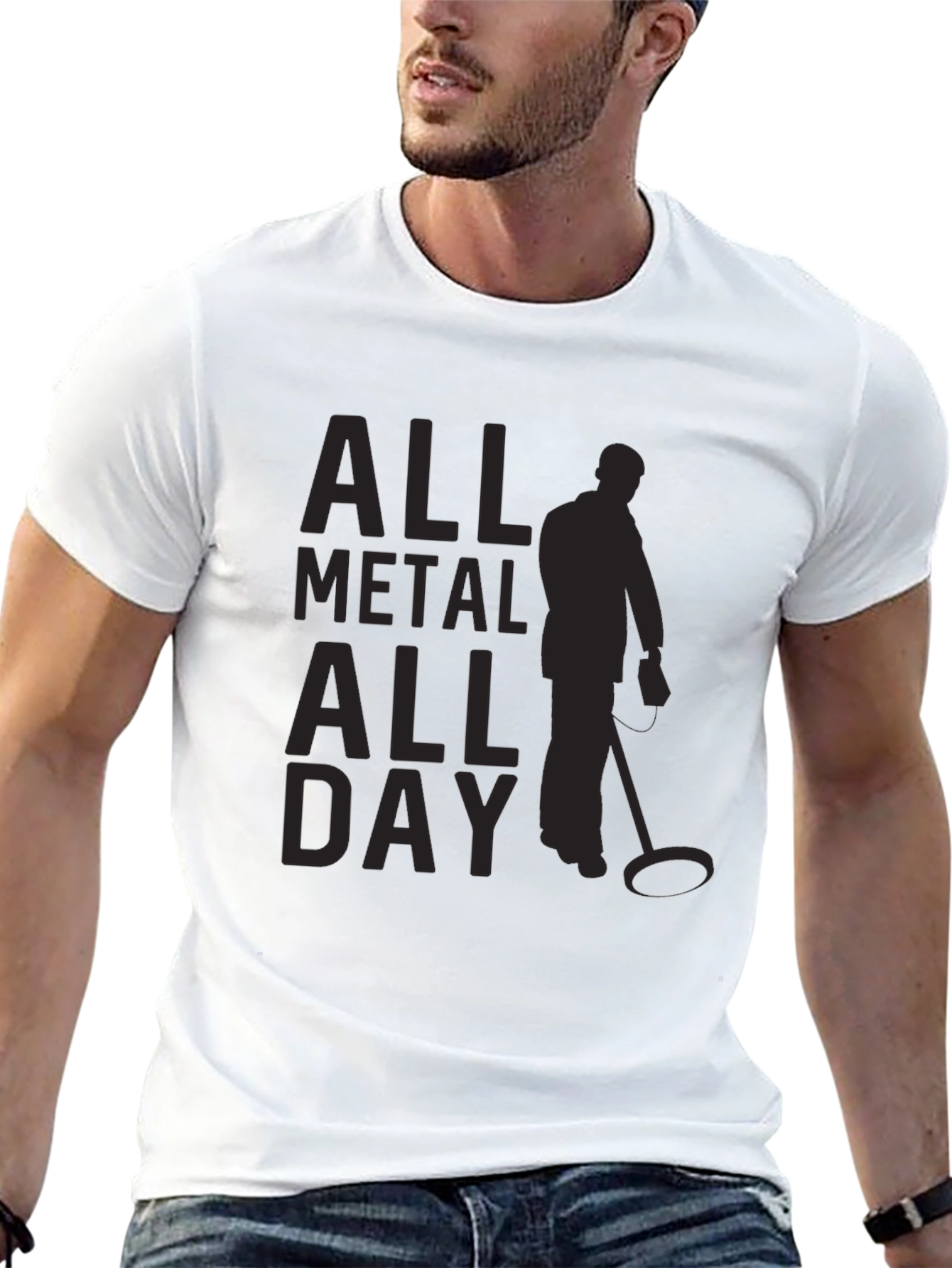 All Metal All Day Black T-Shirt