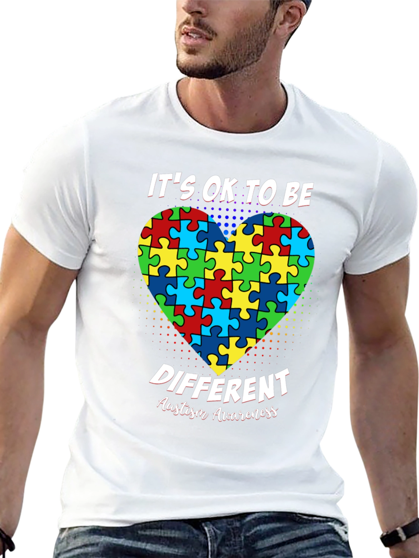 Autism Awareness Puzzle Heart T-Shirt