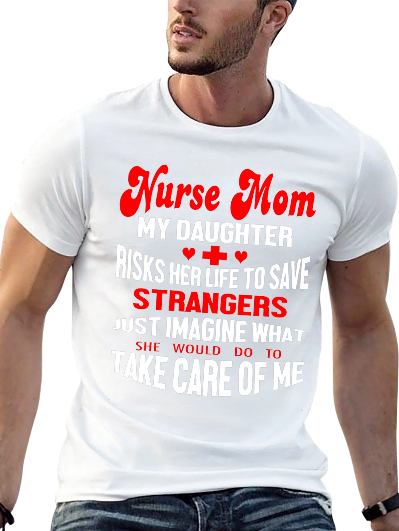 Nurse Mom Daughter T-Shirt - Heroic Appreciation