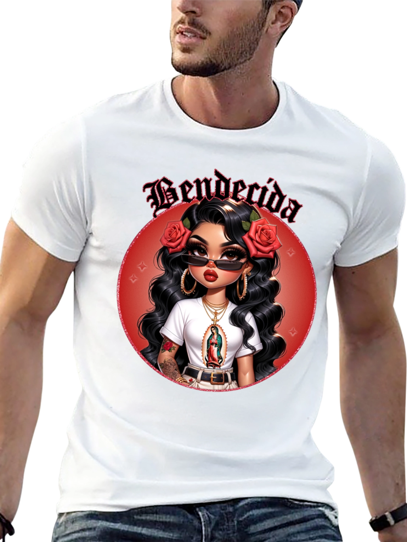Bendecida Latina T-Shirt - Stylish Graphic Tee
