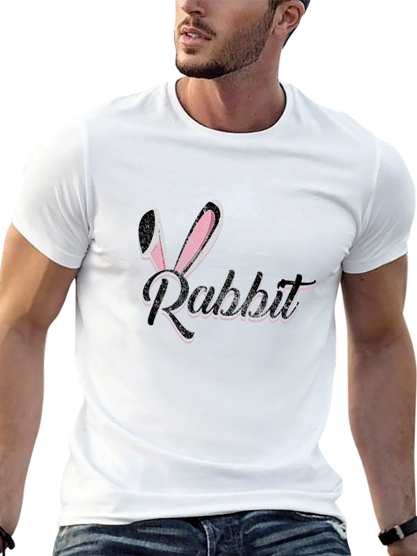 Rabbit Ears T-Shirt Fun Novelty Tee