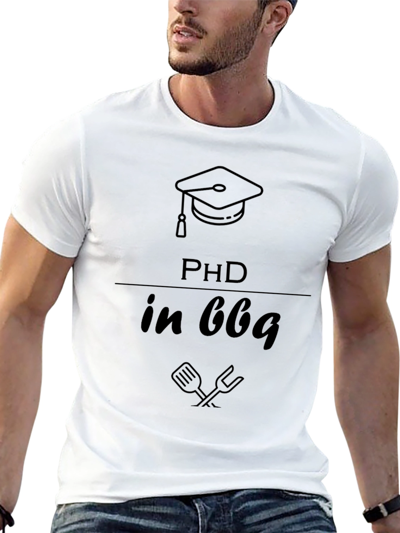 PhD in BBQ T-Shirt - Grill Master Tee