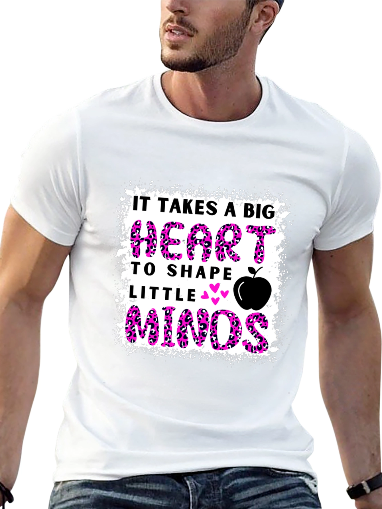 It Takes a Big Heart Teacher Graphic Tee