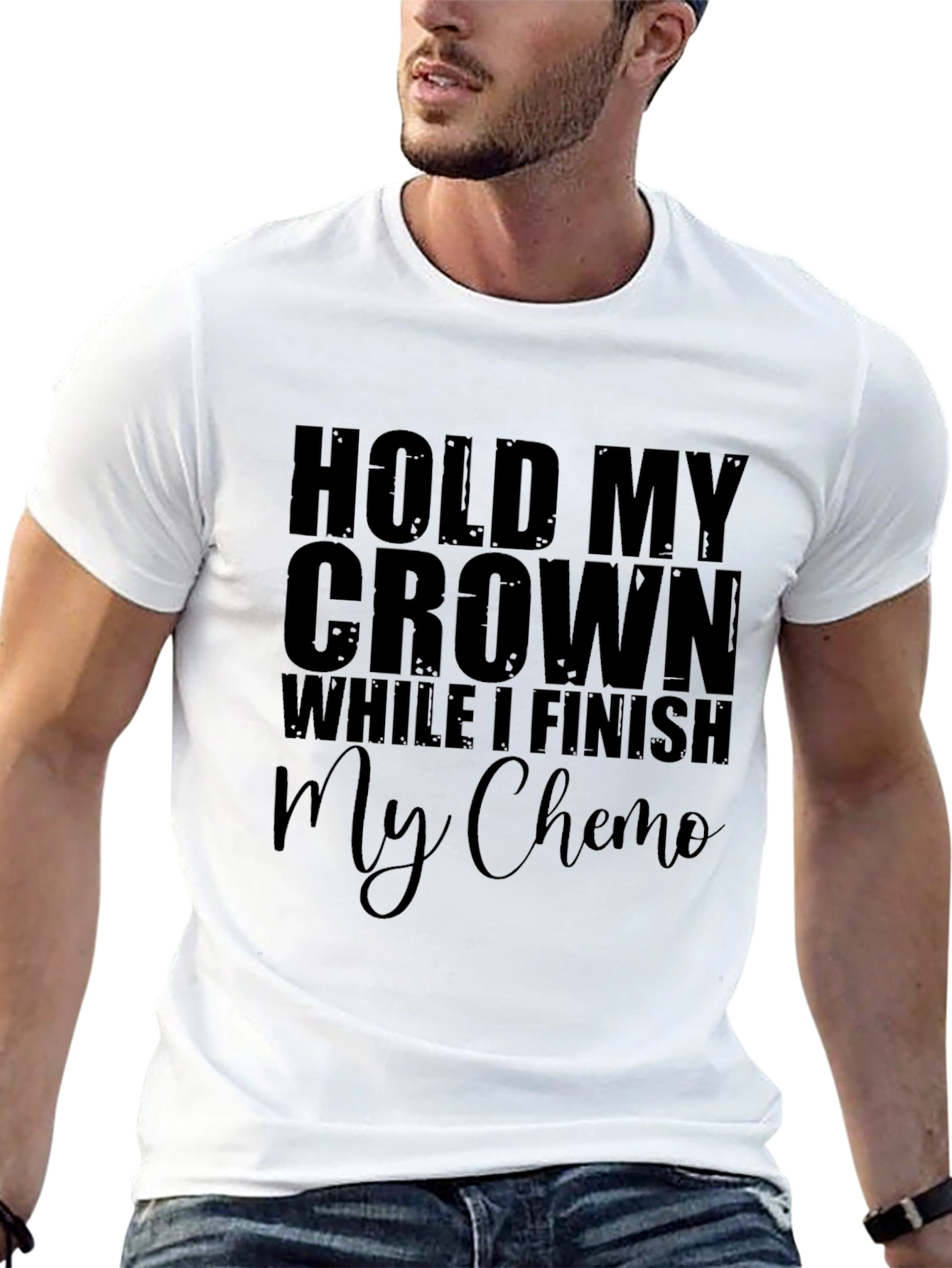 Hold My Crown Chemo T-Shirt - Black