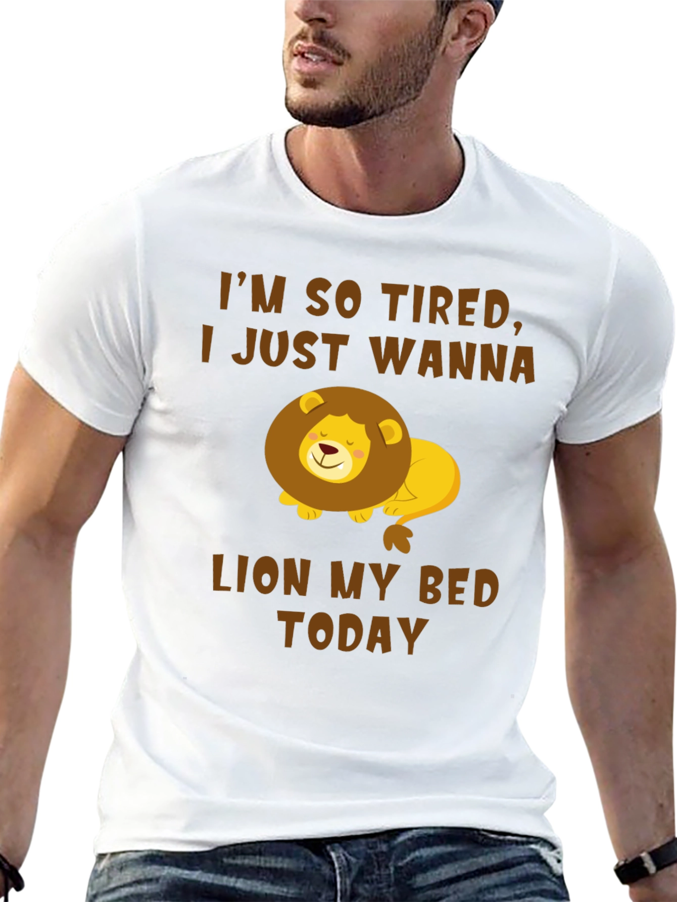 Im So Tired Lion T-Shirt