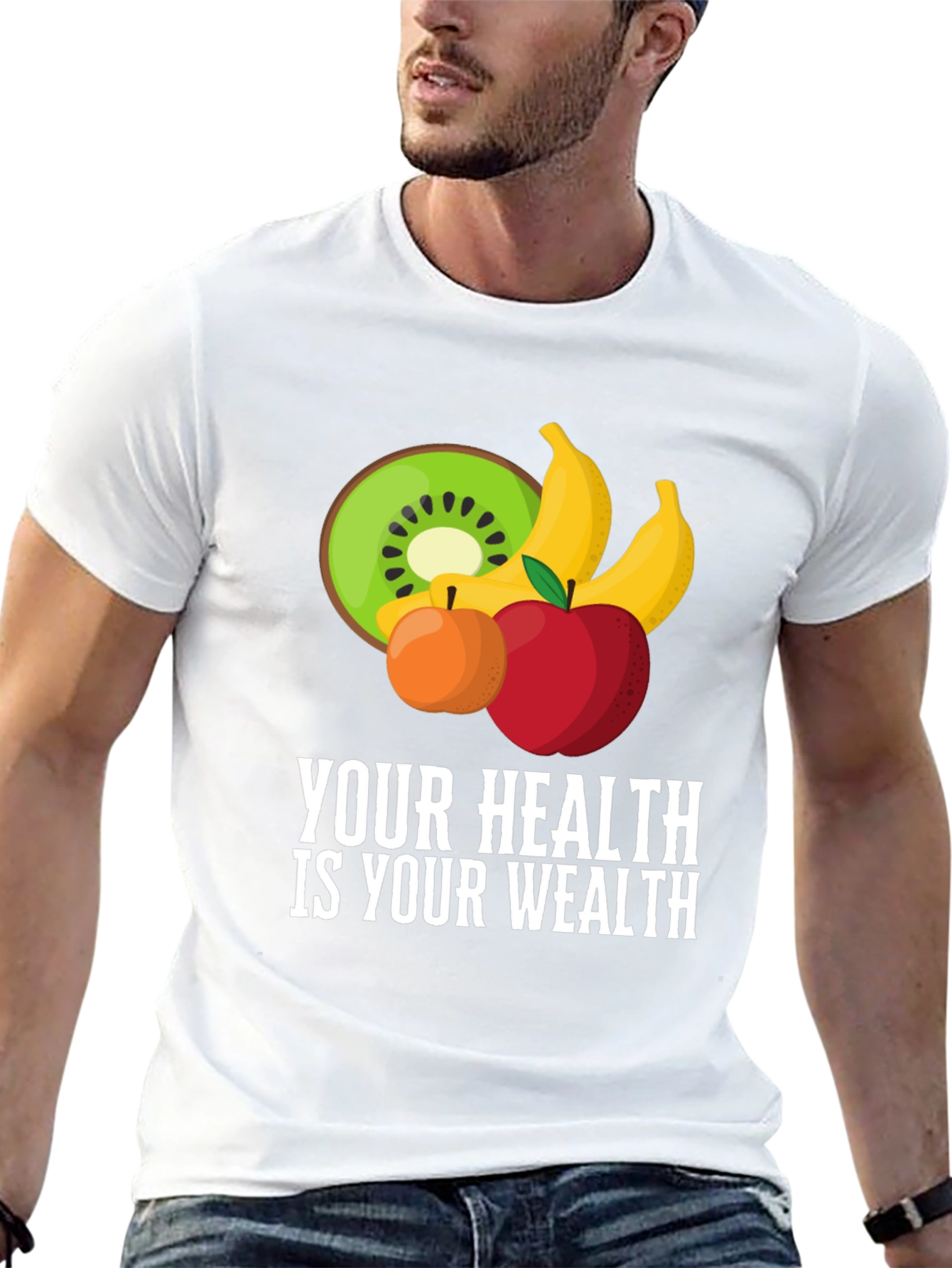 Your Health Is Your Wealth Fruit Tee