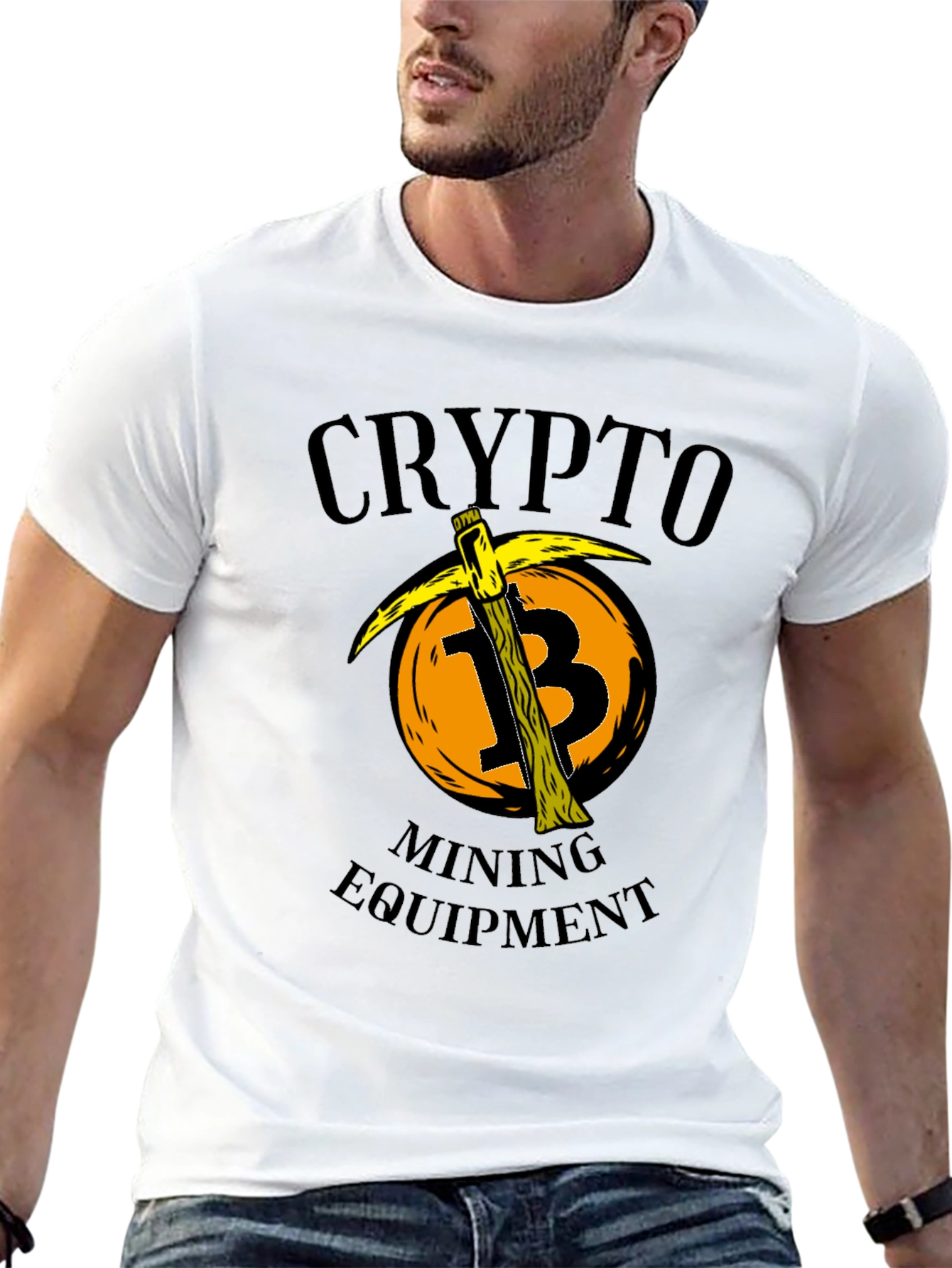 Crypto Mining Equipment Black T-Shirt