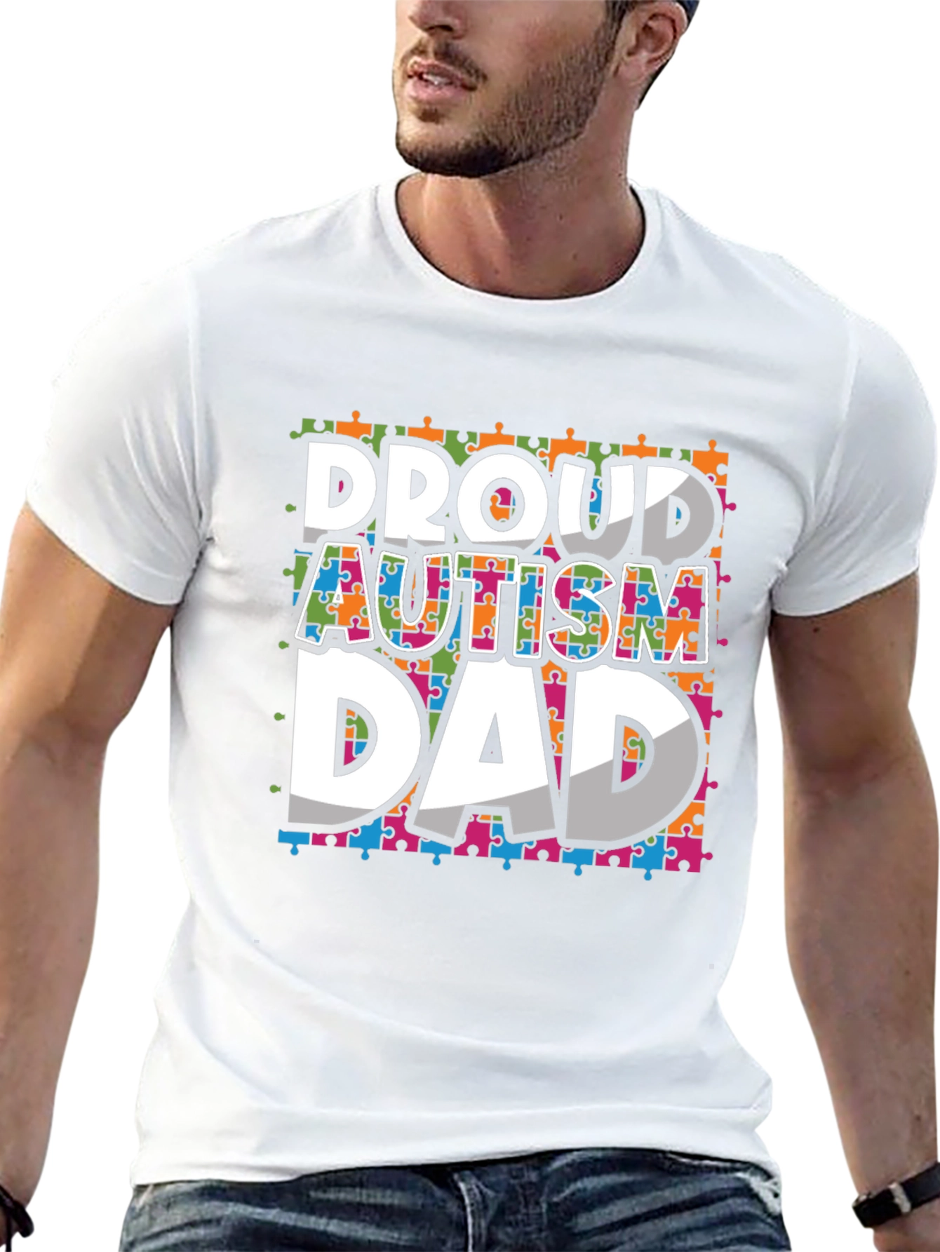Proud Autism Dad T-Shirt