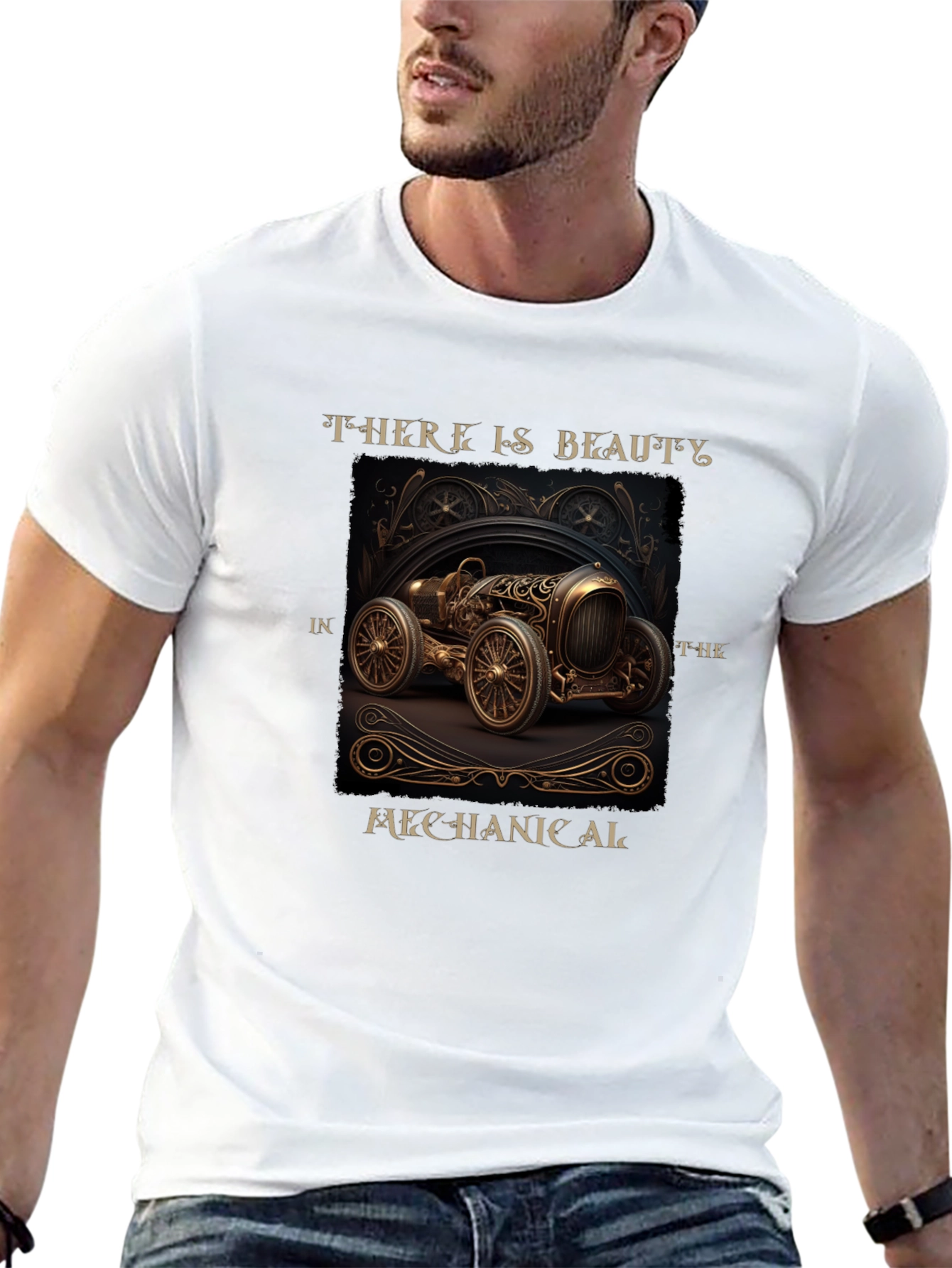 Steampunk Car Graphic T-Shirt