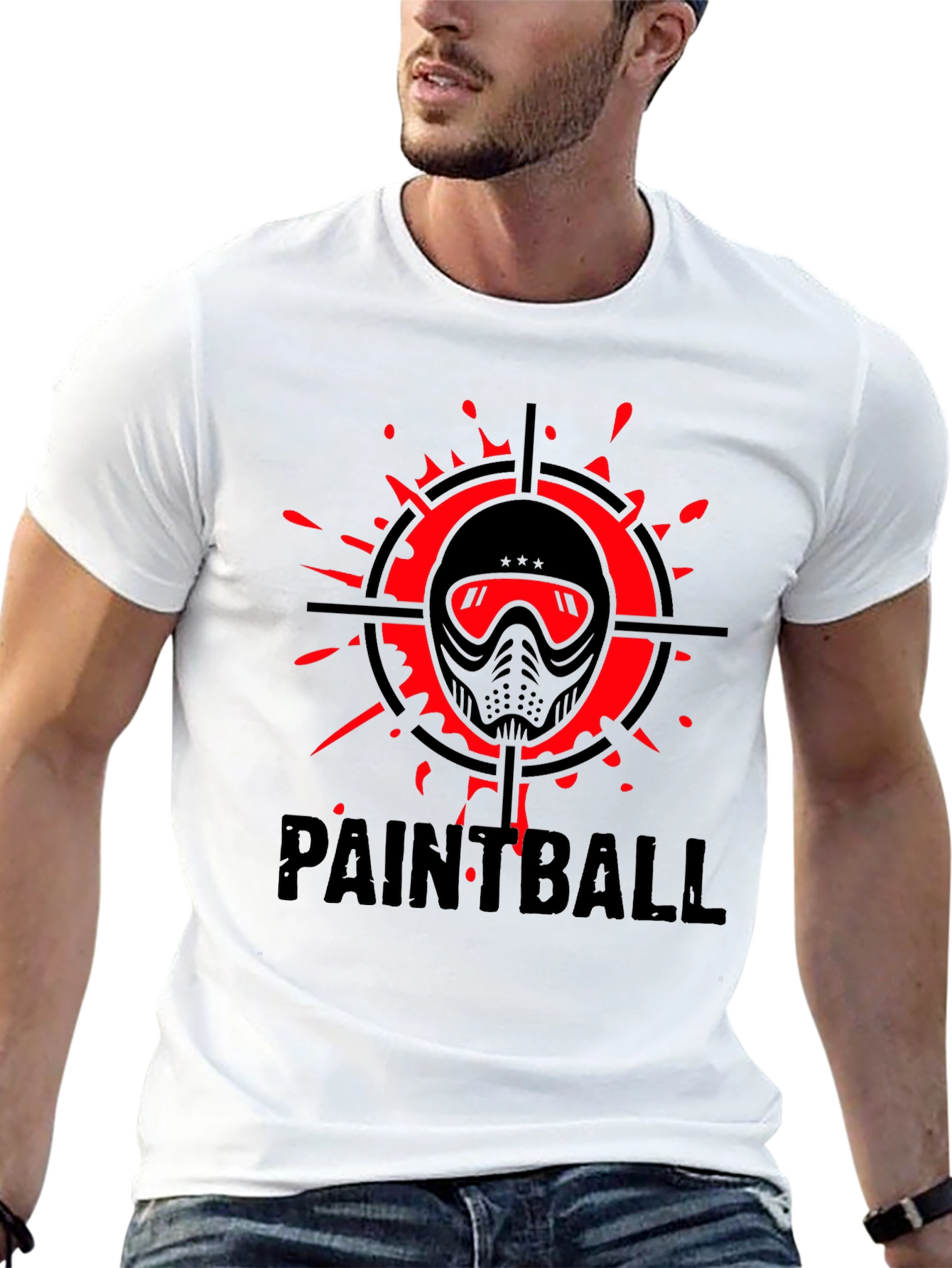 Paintball Target T-Shirt - Black